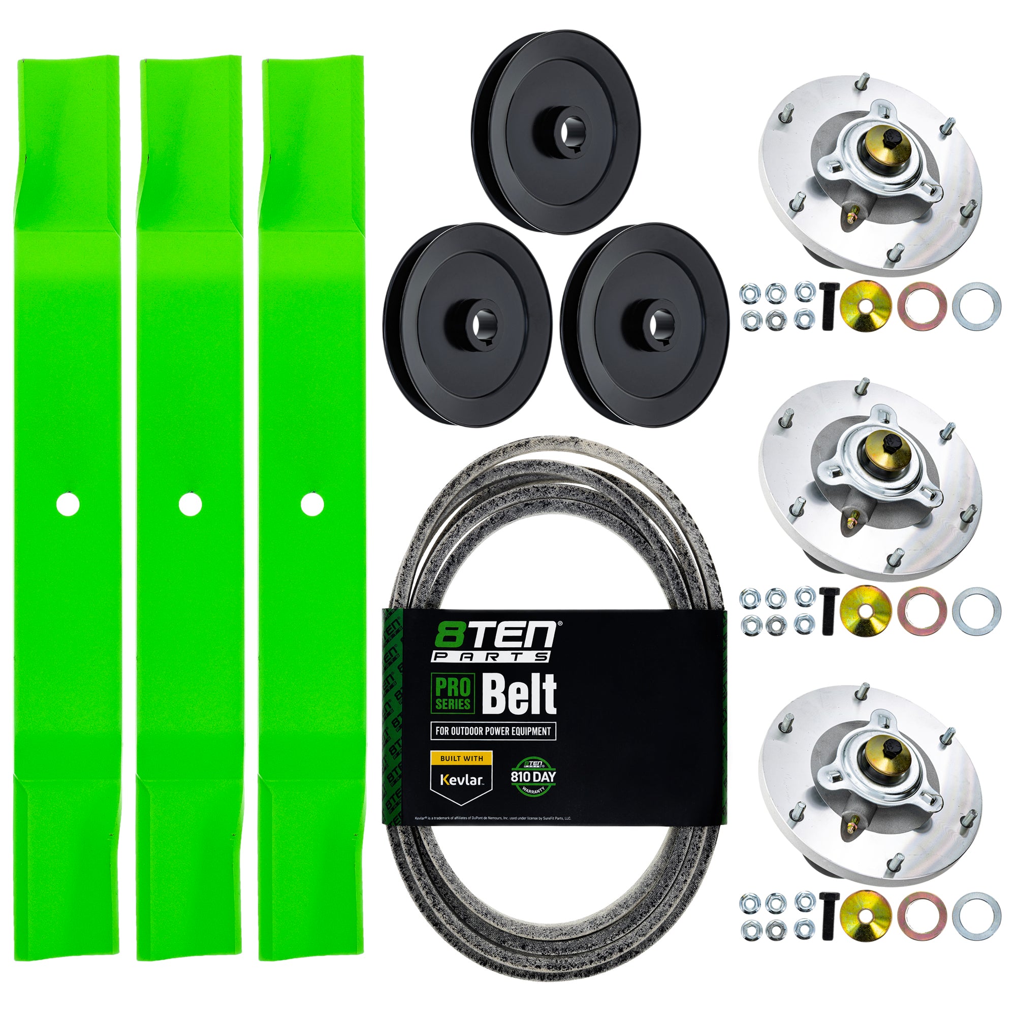 Spindle Blade Belt Kit for Mid-Mount 8TEN MK1015221