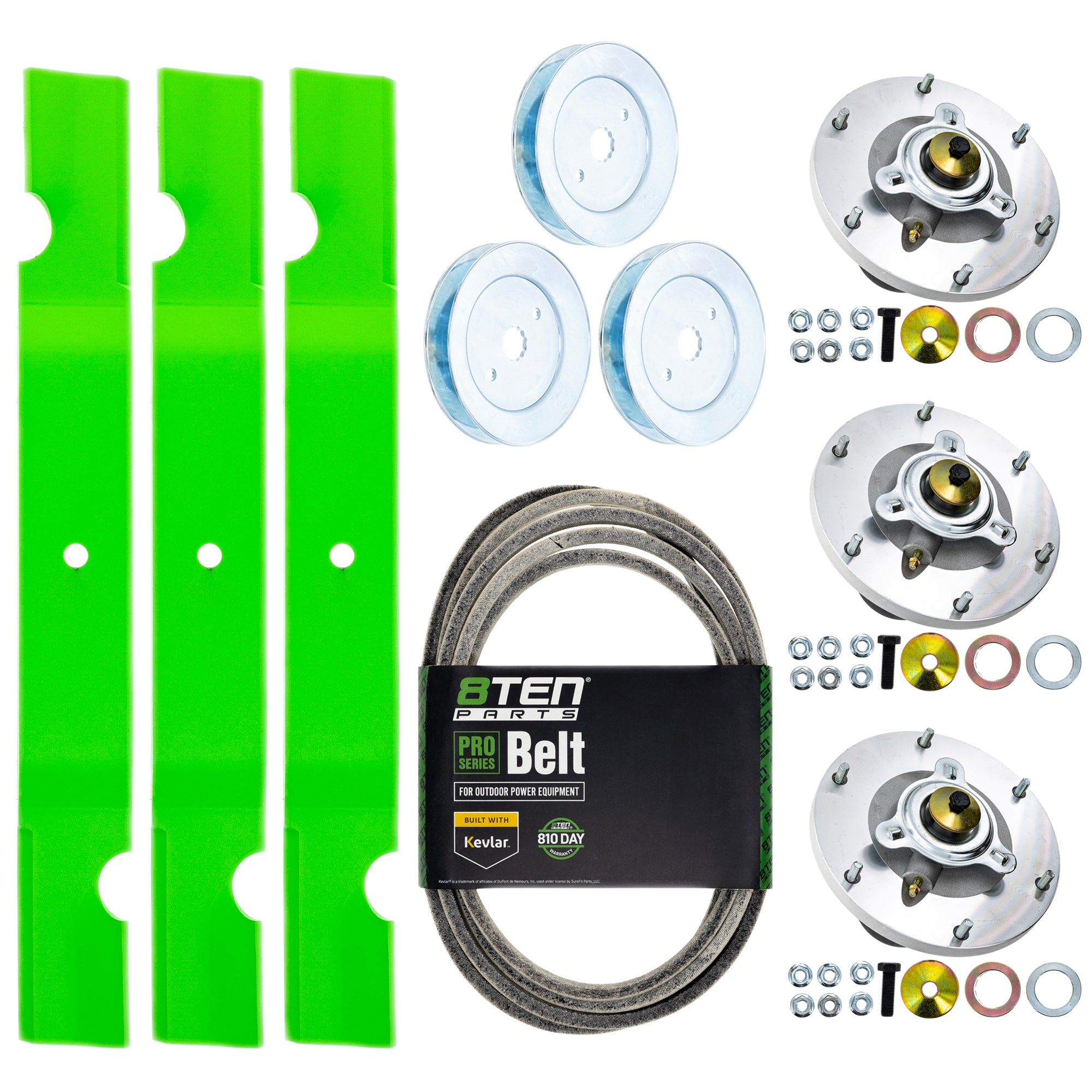 Spindle Blade Belt Kit for Mid-Mount 8TEN MK1015228