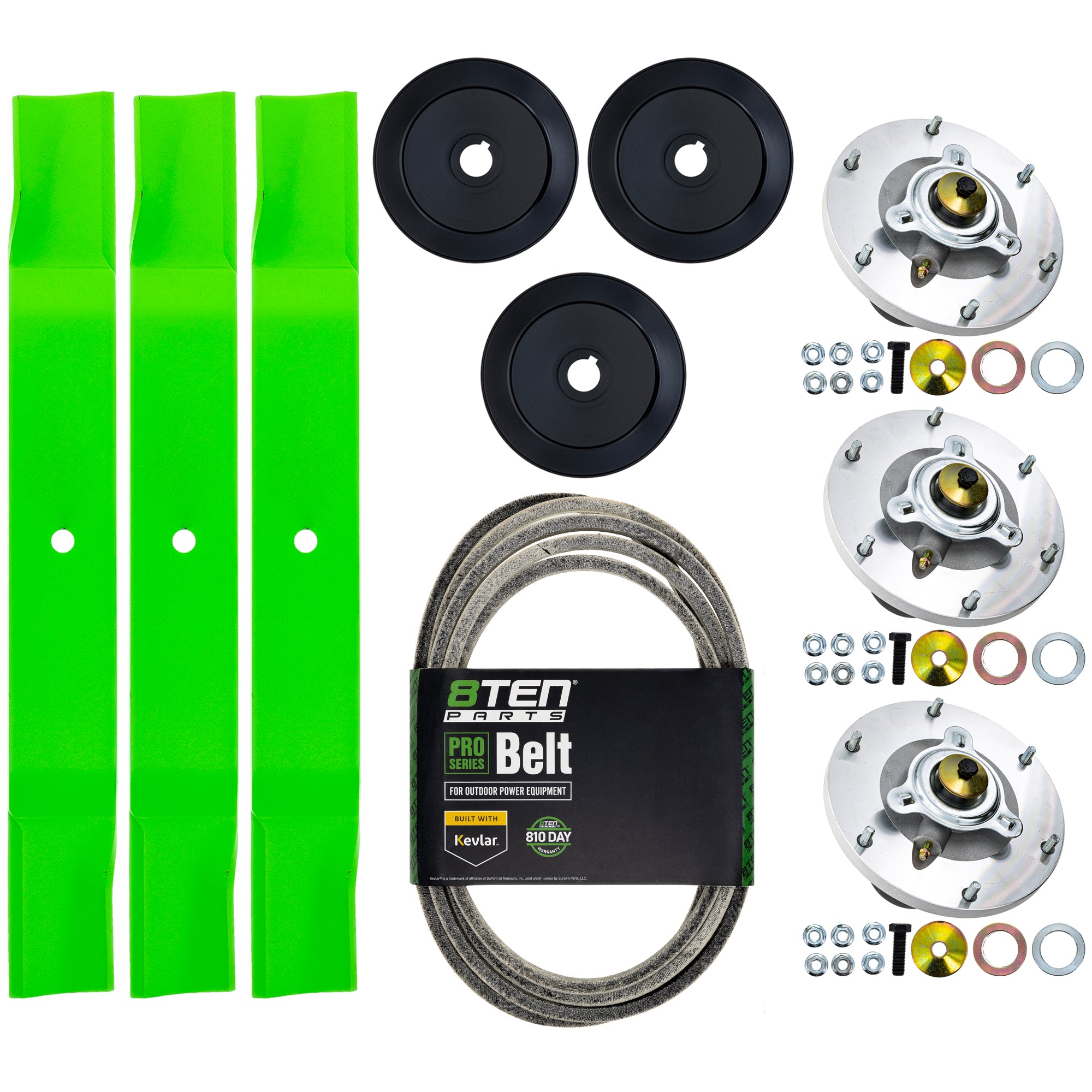 Spindle Blade Belt Kit for Mid-Mount 8TEN MK1015229