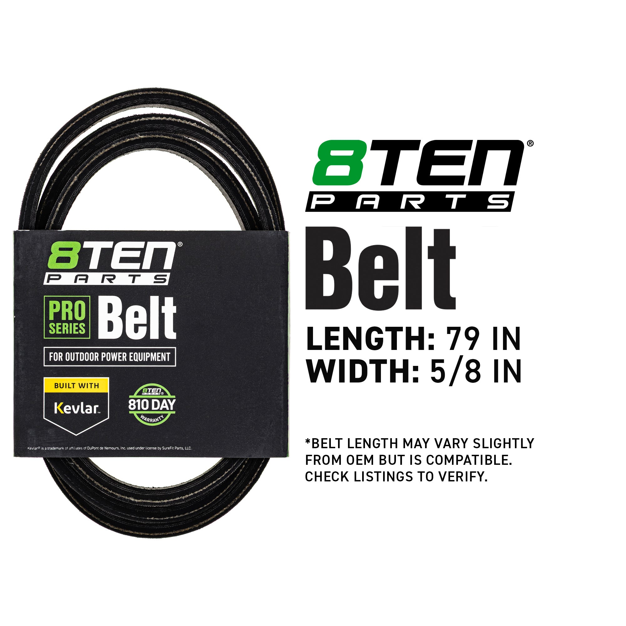 Blade Spindle Belt Kit for Grasshopper 9561 9661 61-Inch 320245 623784