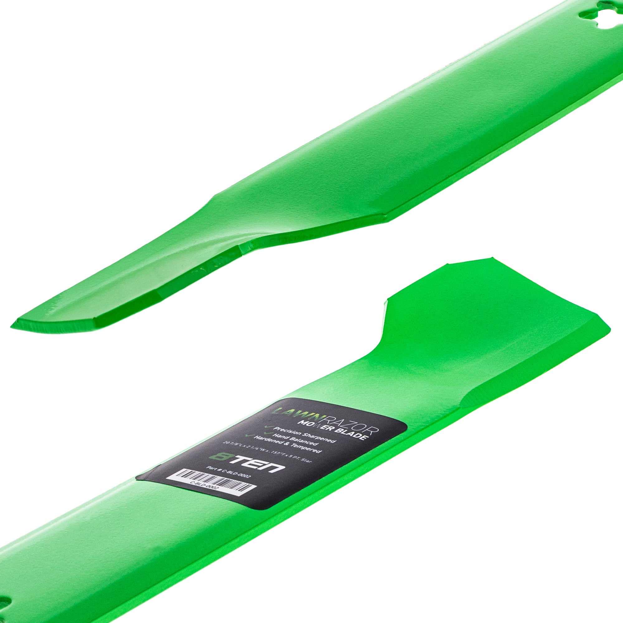 LawnRAZOR Notched High Lift Blade For AYP Poulan Pro Husqvarna 134149 138971 127843 138498 532138971 | 2-PACK