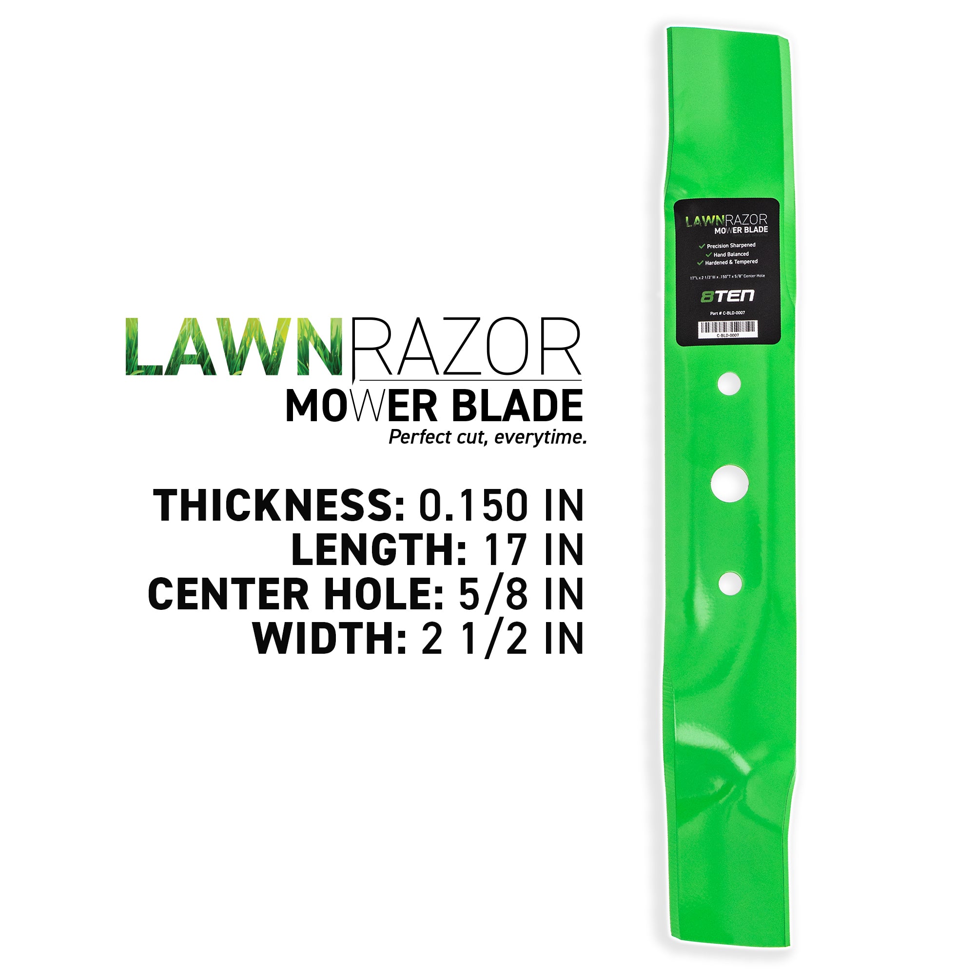 8TEN LawnRAZOR Mulching Blade 6-Pack GX20250 GY20568