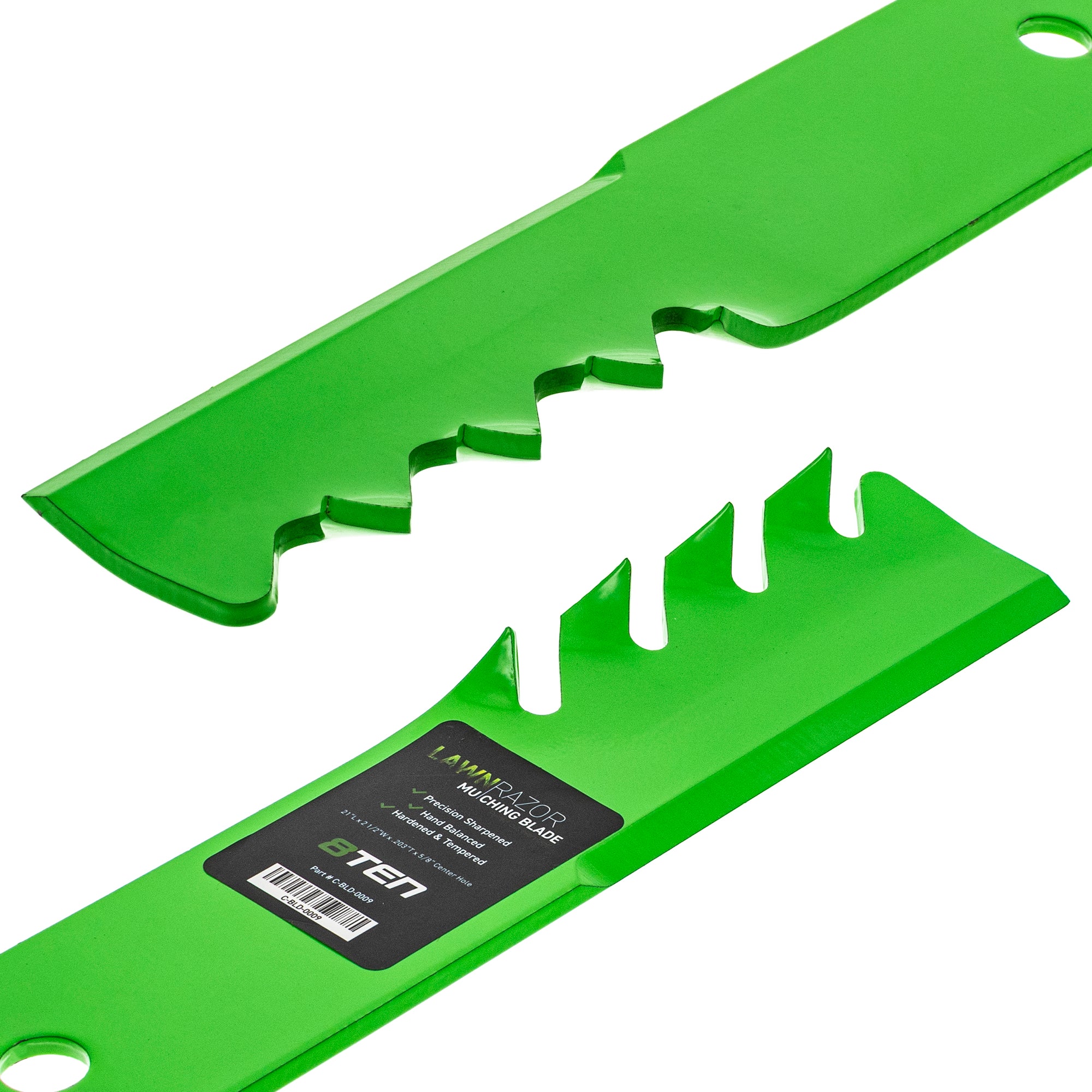 LawnRAZOR Toothed Blade For Scag Husqvarna Ferris 1520842 5020842 1520842S 112111-03 GDU10232 | 2-PACK