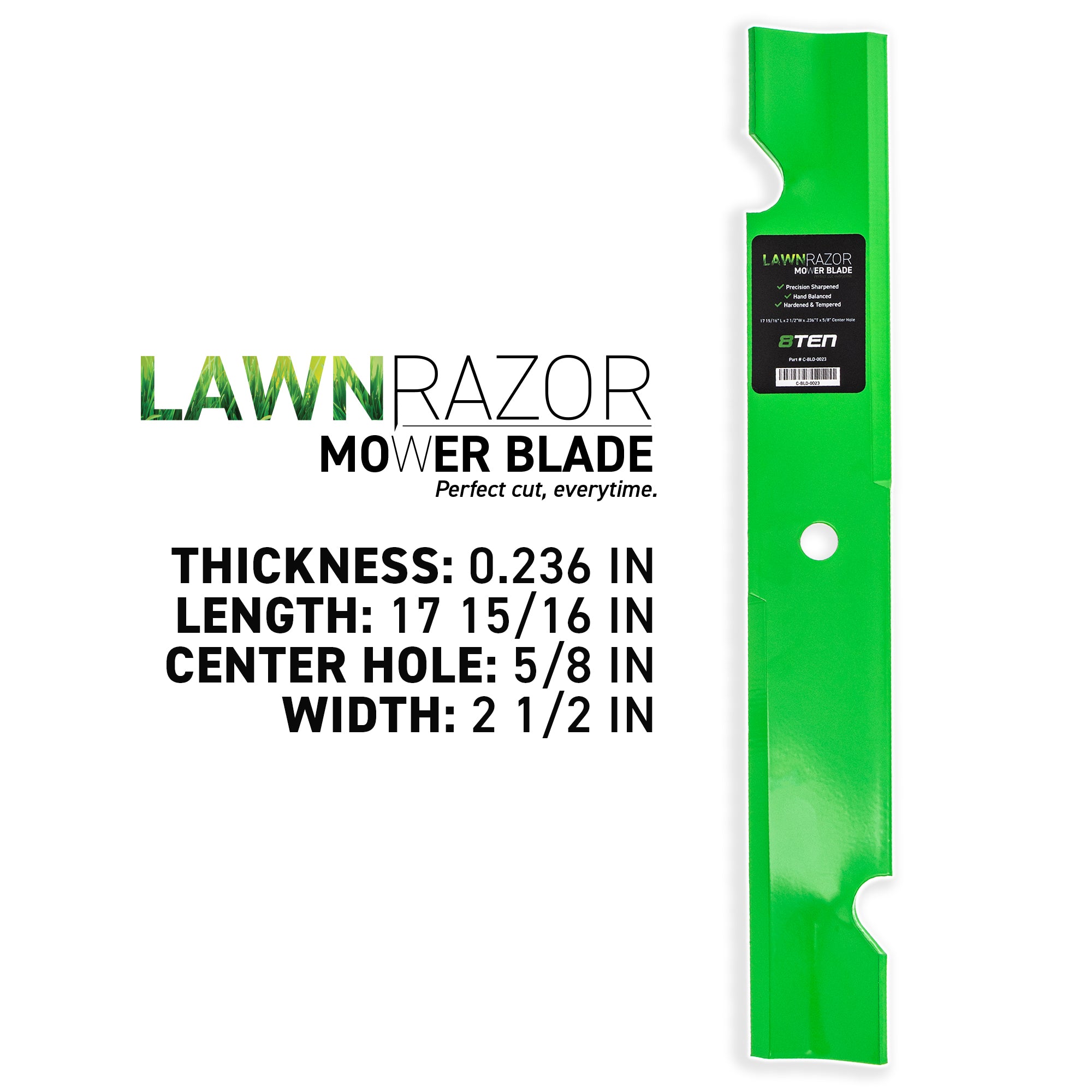 8TEN LawnRAZOR Blade 3-Pack 038-3000-00 103-6582-S