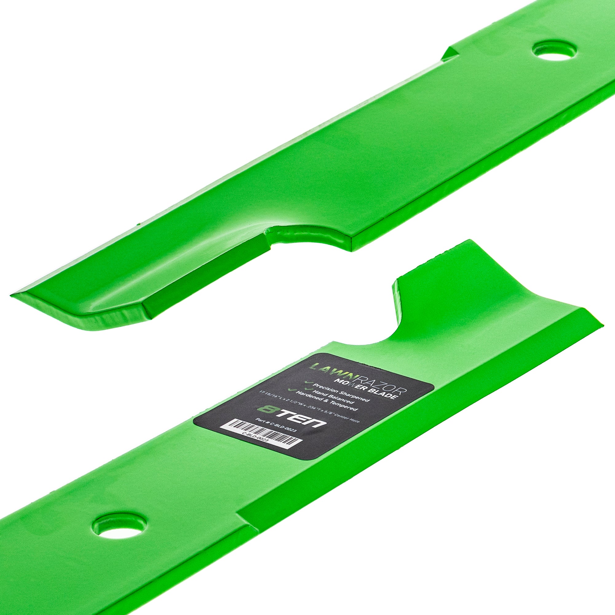 LawnRAZOR Notched Medium Lift Blade For Husqvarna Toro Husqvarna WM132022 112111-02 038-3000-00 | 3-PACK