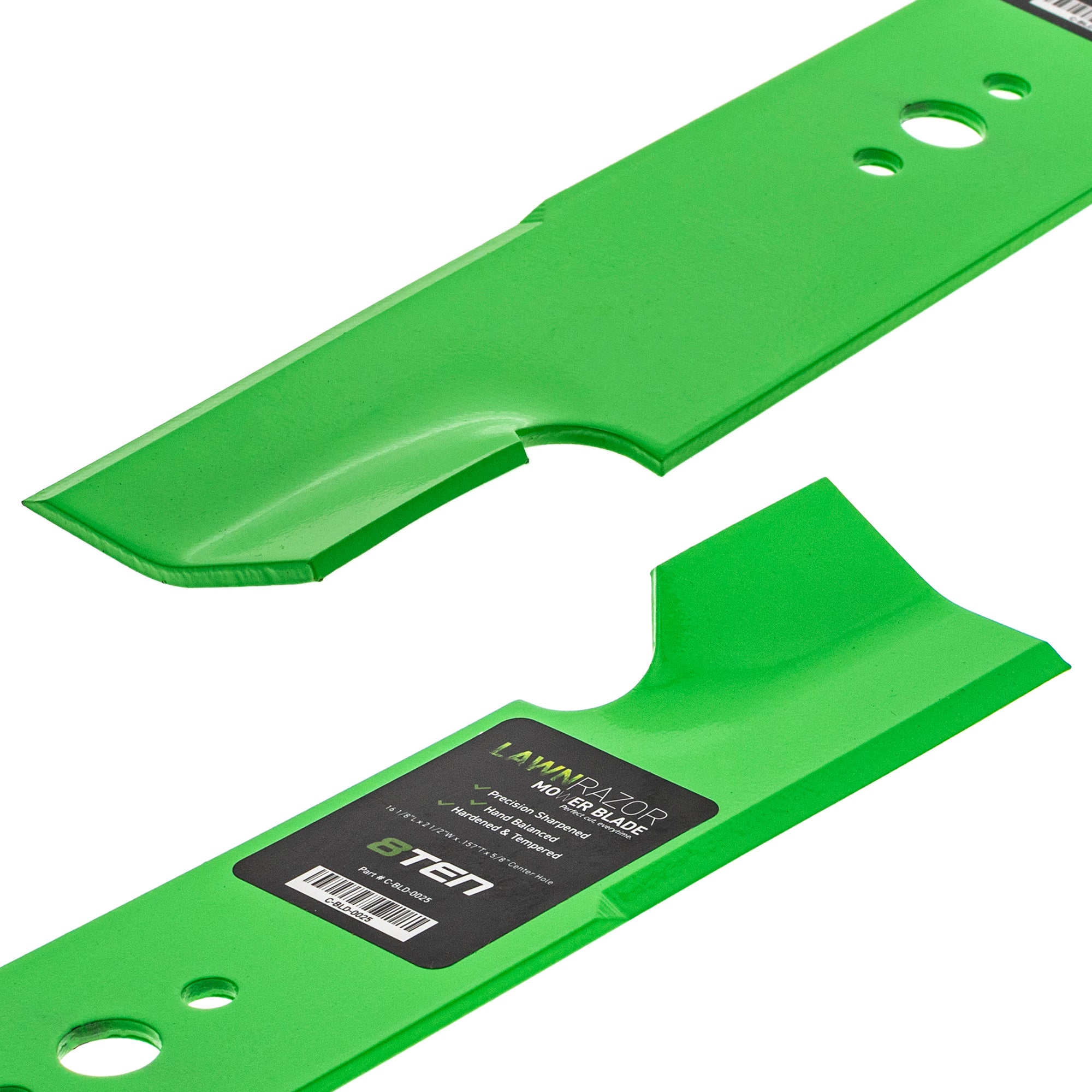 LawnRAZOR Notched High Lift Blade For Gravely Ariens Great Dane 1520843 20843 1520843S 100340 | 2-PACK