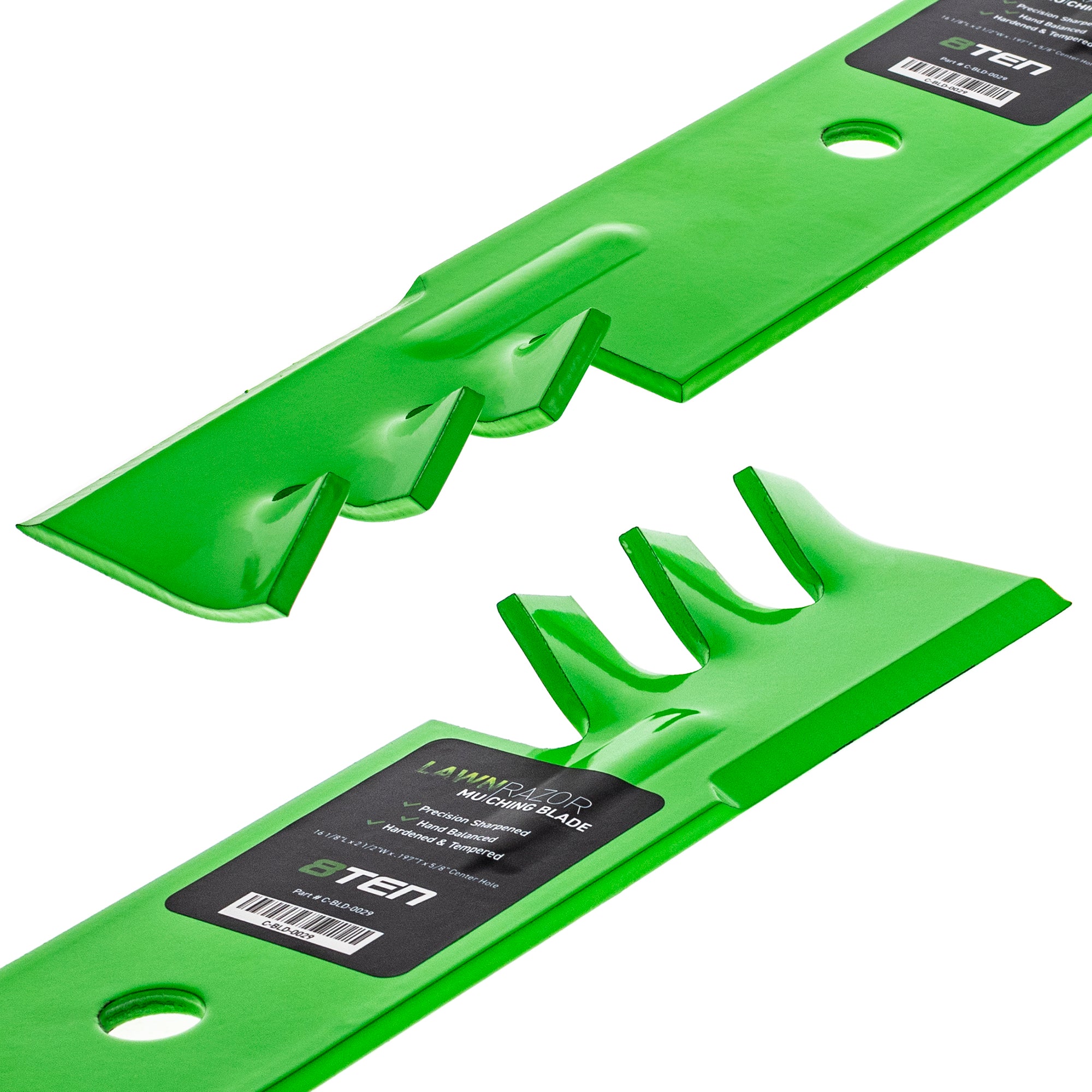 LawnRAZOR Toothed Blade For Gravely Ariens EverRide 1520843 1520843S 100340 038-5350-00 04919100 | 2-PACK