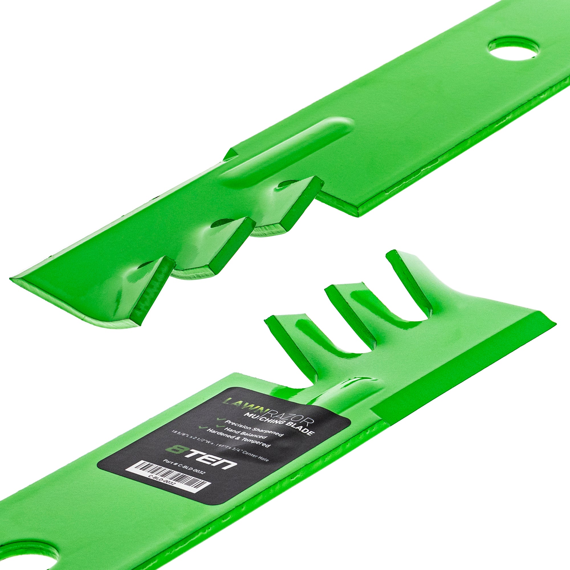 LawnRAZOR Toothed Blade For John Deere Sabre Scotts M115496 GY20569 M113518 M115329 M114582 | 3-PACK