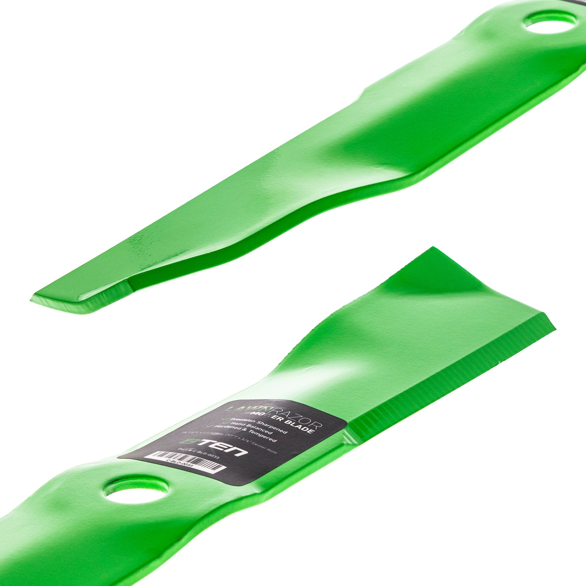 LawnRAZOR Medium Lift Blade Set For John Deere Sabre Scotts M115496 GY20569 M113518 M115329 M135590 | 3-PACK