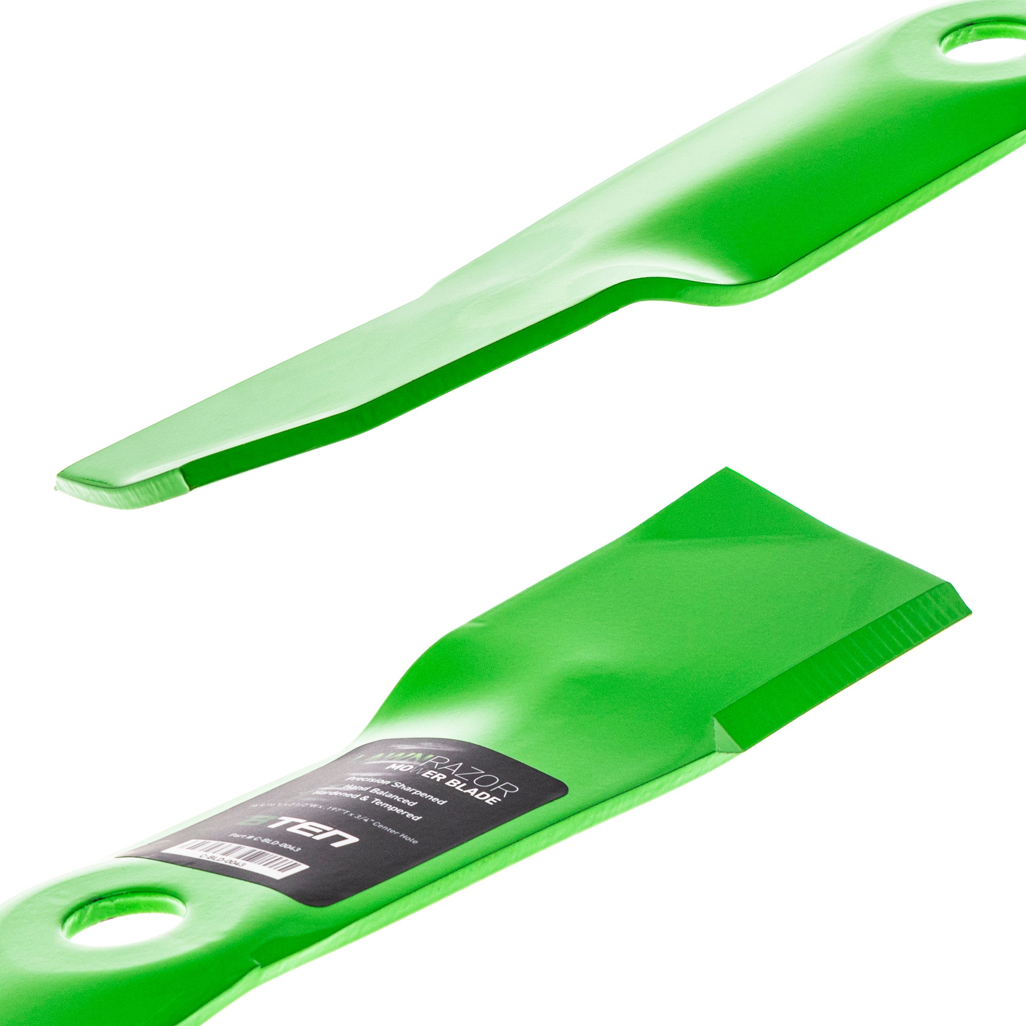 LawnRAZOR High Lift Blade For John Deere Sabre Scotts M115495 M113517 M115328 M114581 690-120-0098 | 3-PACK