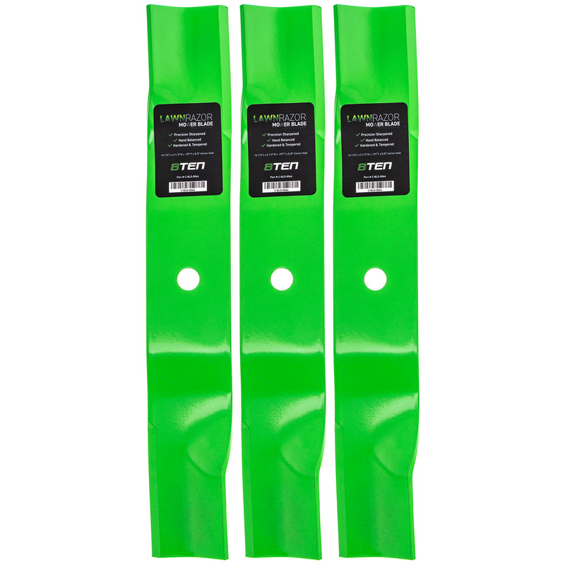LawnRAZOR LawnRAZOR High Lift Blade 3-Pack for zOTHER Stens STEINER Oregon MTD Cub Cadet 8TEN 810-CBL2286D
