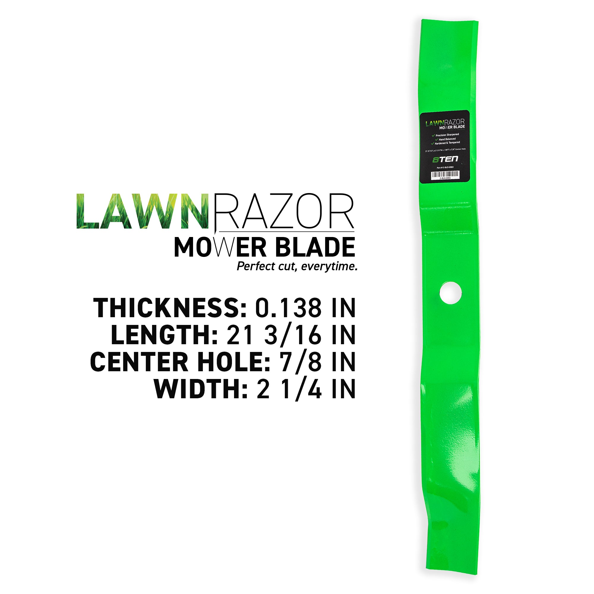 8TEN LawnRAZOR Mulching Blade 2-Pack 095100E701