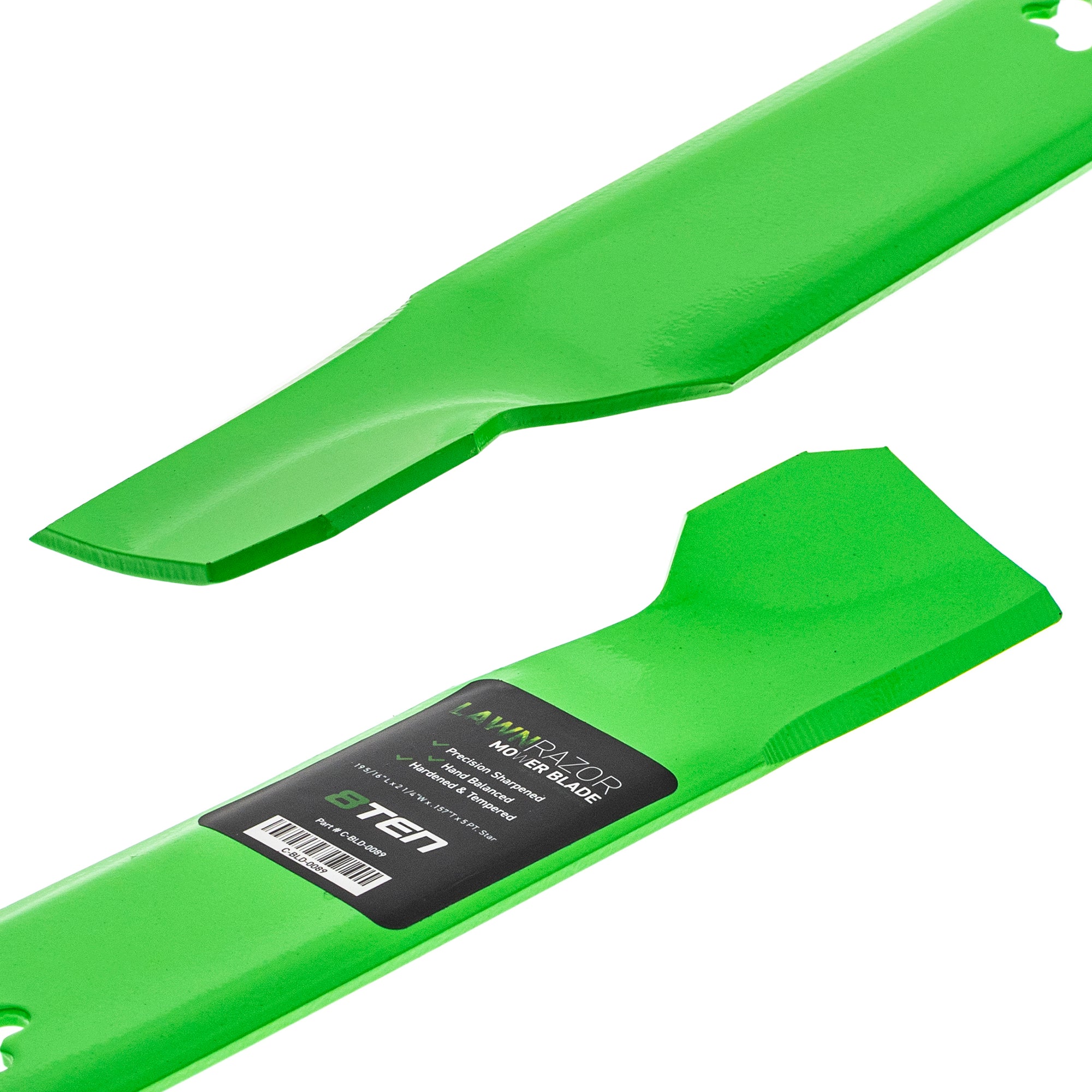 LawnRAZOR Notched High Lift Blade For Weed Eater AYP | 8TEN
