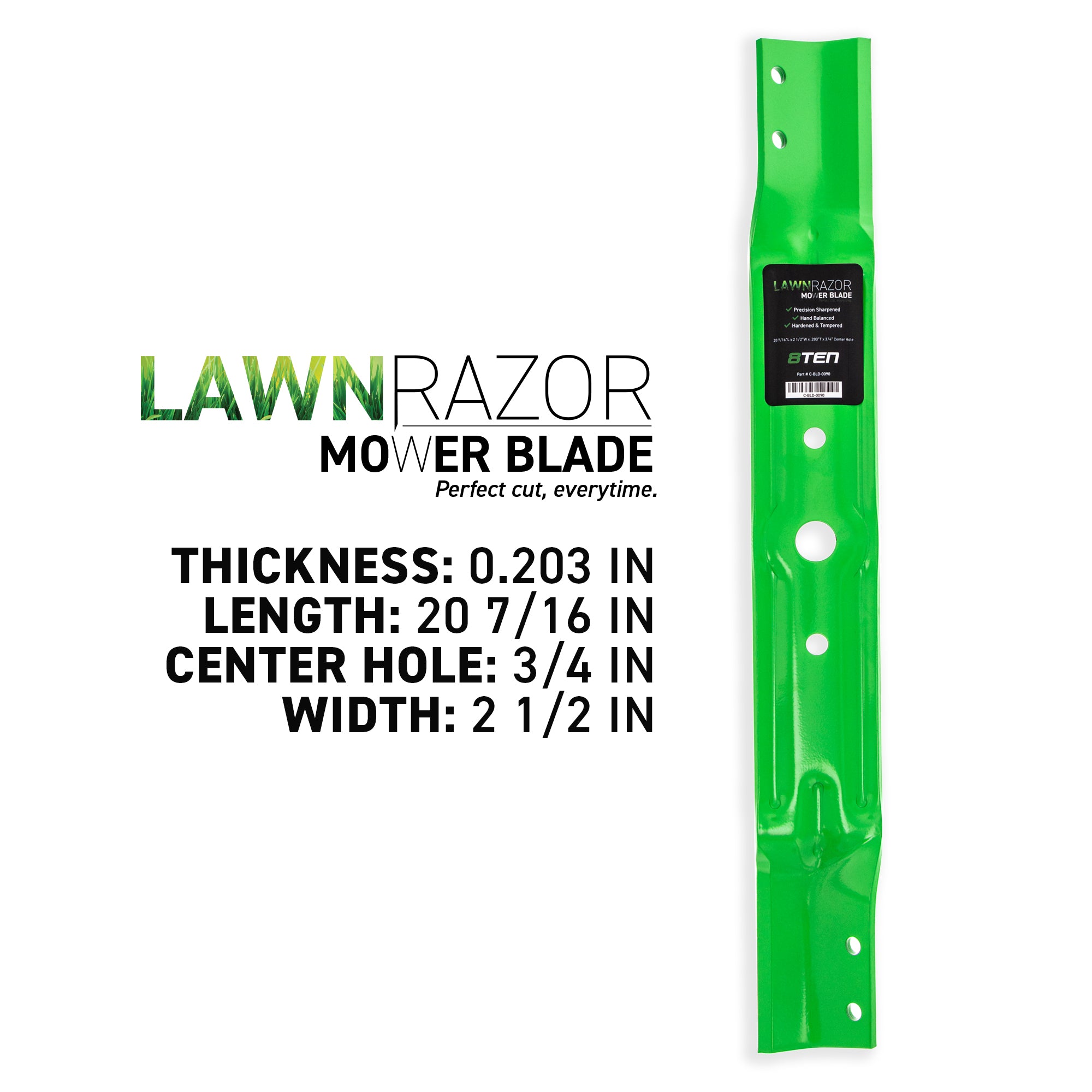 LawnRAZOR Medium Lift Blade For Ariens Gravely | 8TEN