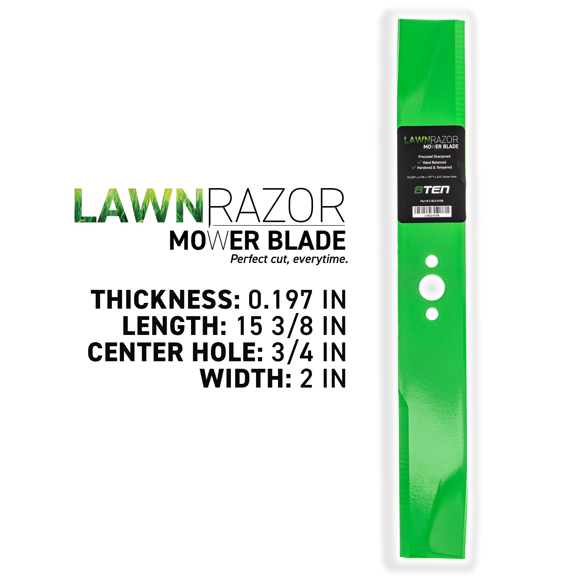 LawnRAZOR High Lift Blade For 70000-25003 | 8TEN