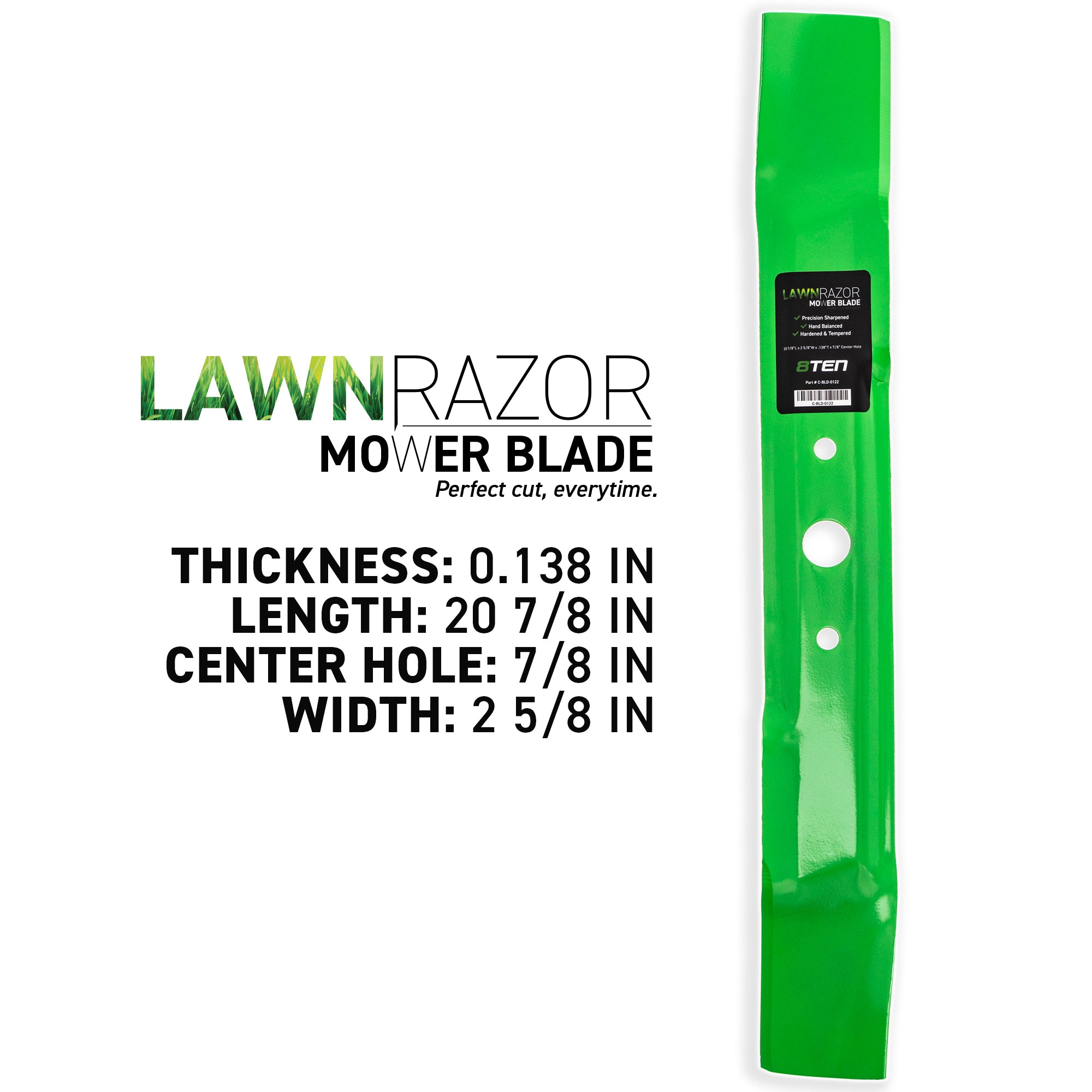 8TEN LawnRAZOR Mulching Blade 2-Pack M125413 M77178