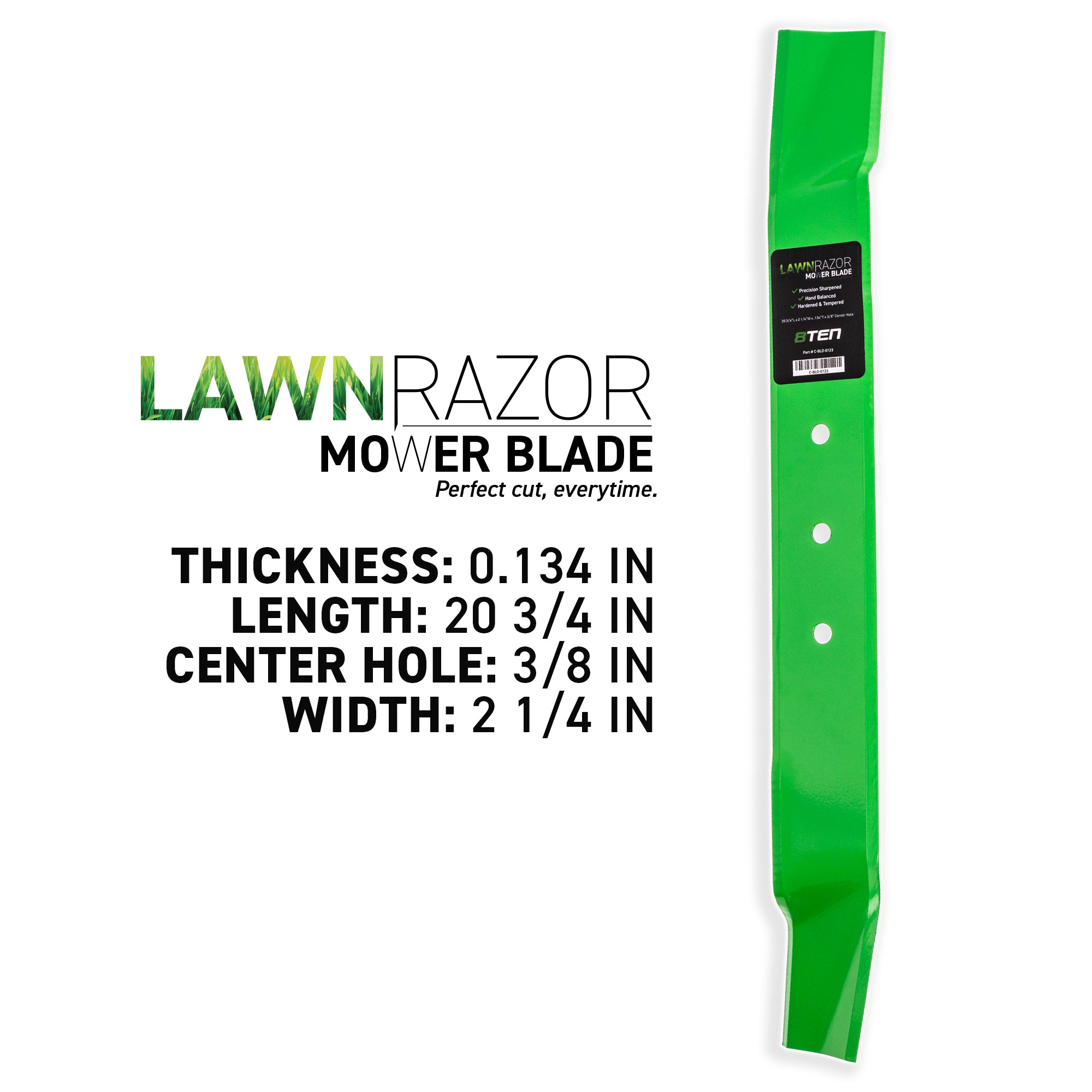 8TEN 810-CBL2345D LawnRAZOR Mulching Blade for zOTHER Stens Murray
