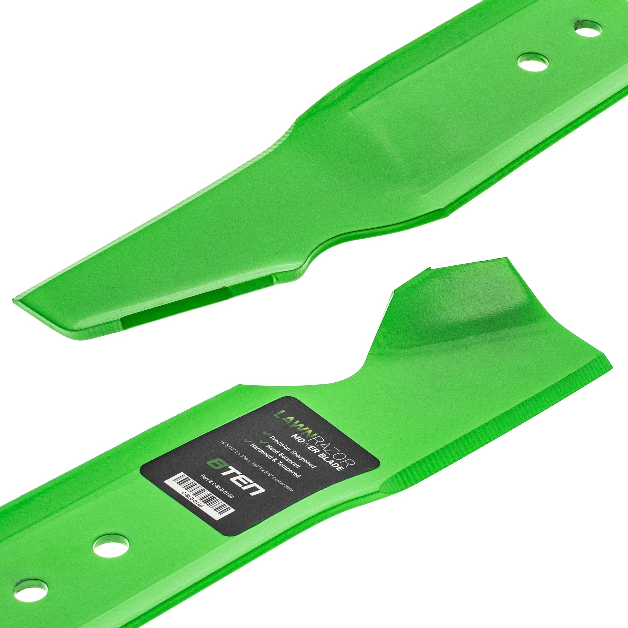 LawnRAZOR Mulching Blade For MTD Turf Power Ranch King 942-0537 742-0537 | 2-PACK