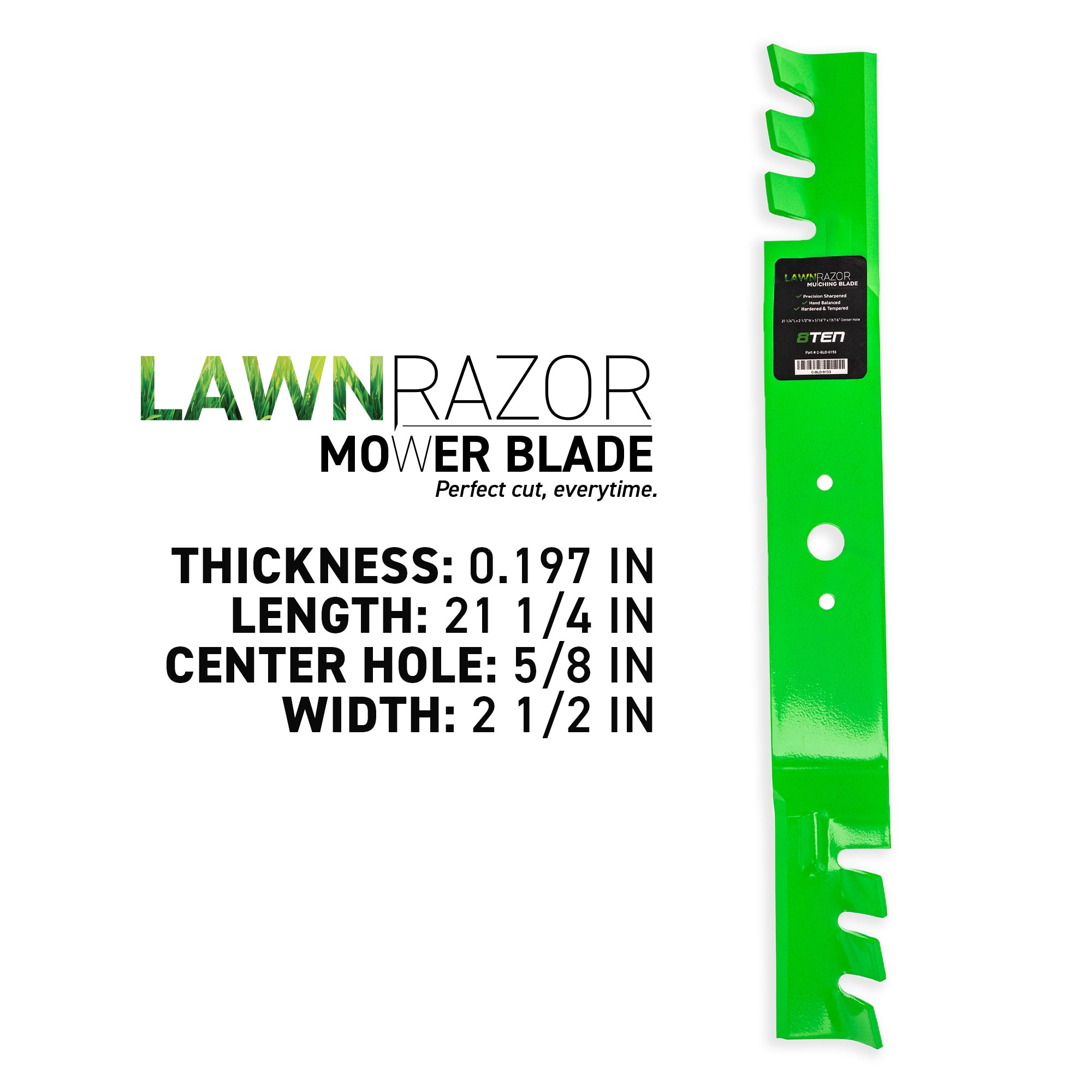 8TEN LawnRAZOR Mulching Blade 2-Pack 759-3830-X