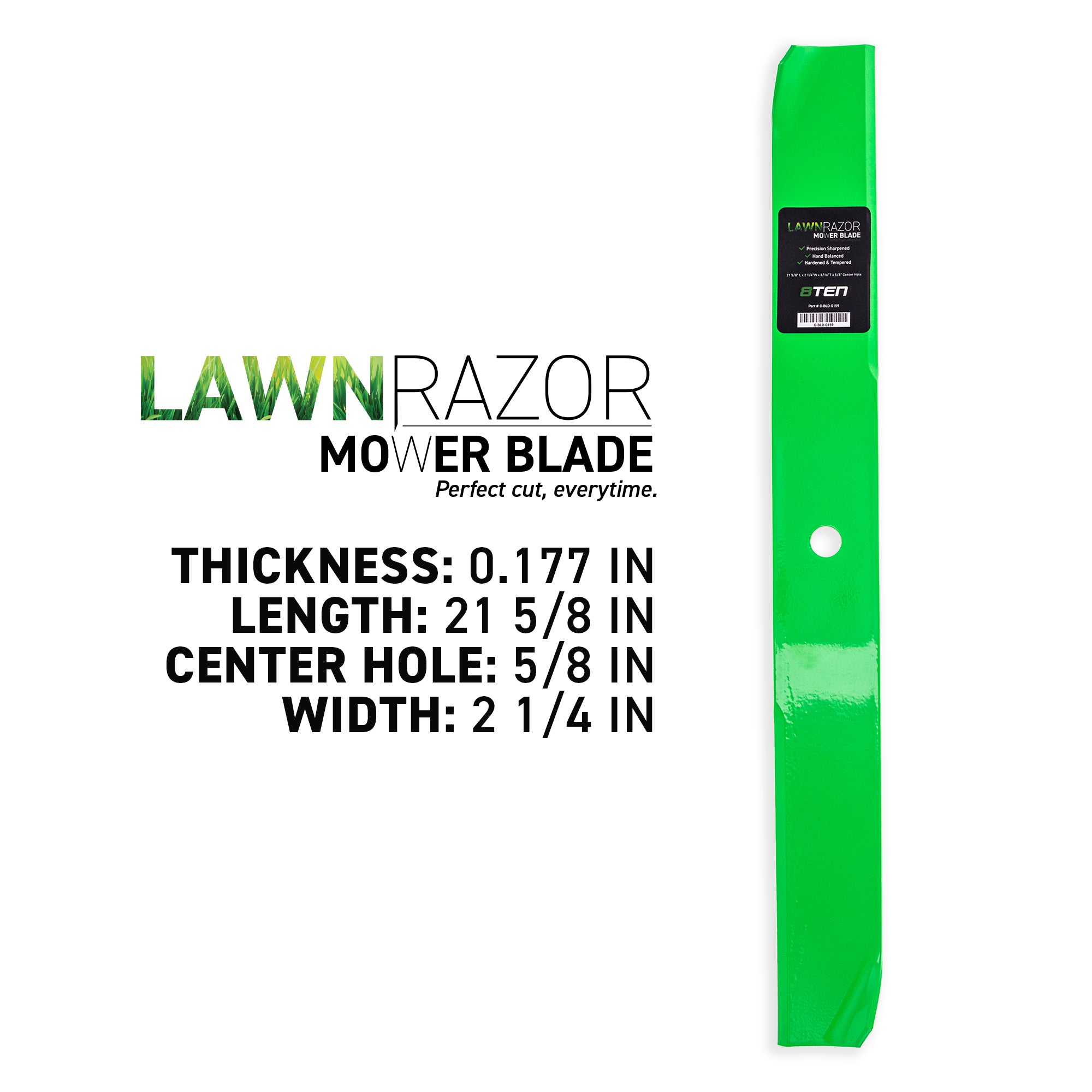 LawnRAZOR High Lift Blade For Toro Wheel Horse | 8TEN