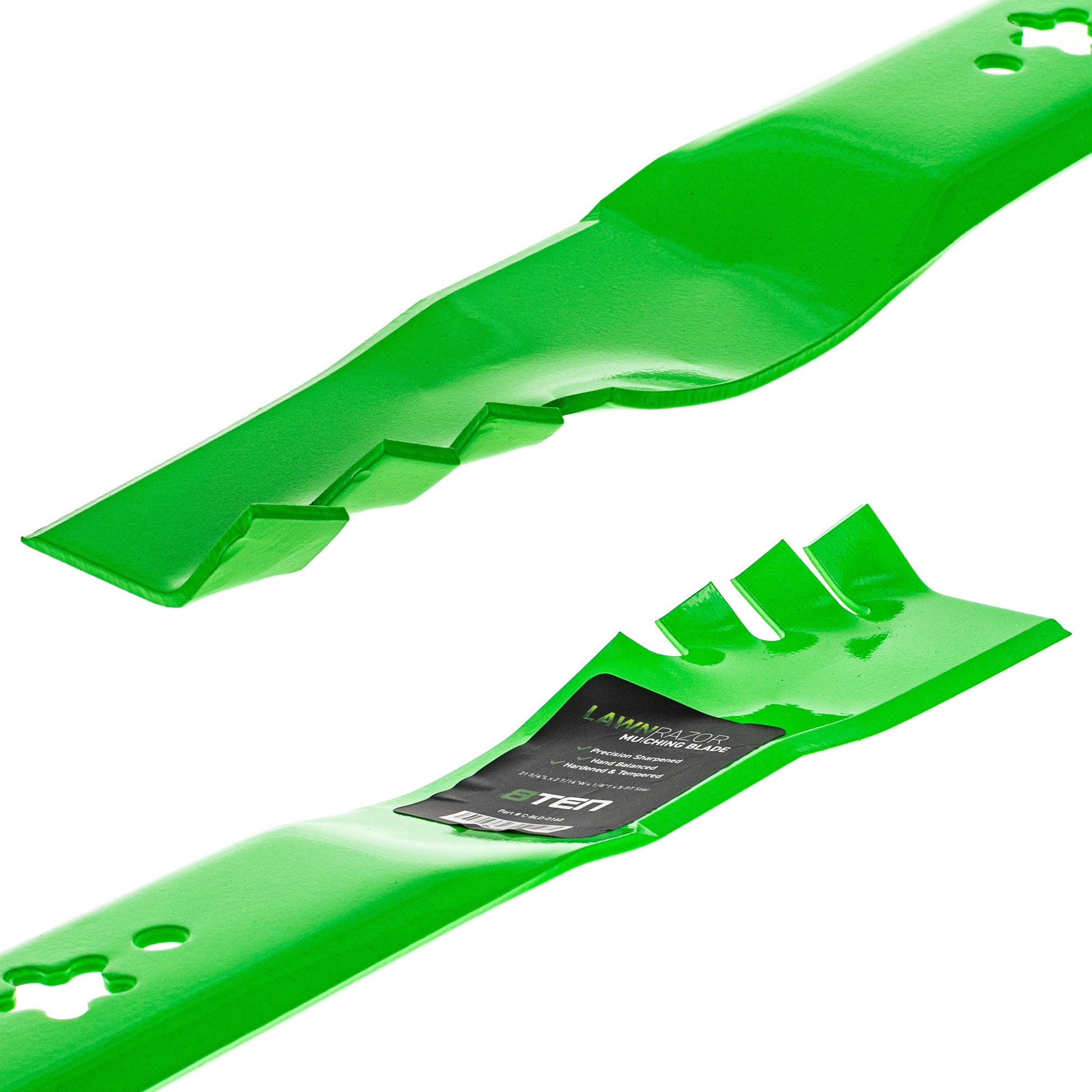 LawnRAZOR Toothed Blade For Husqvarna Jonsered 580244001 580244002 532446784 586529601 | 2-PACK