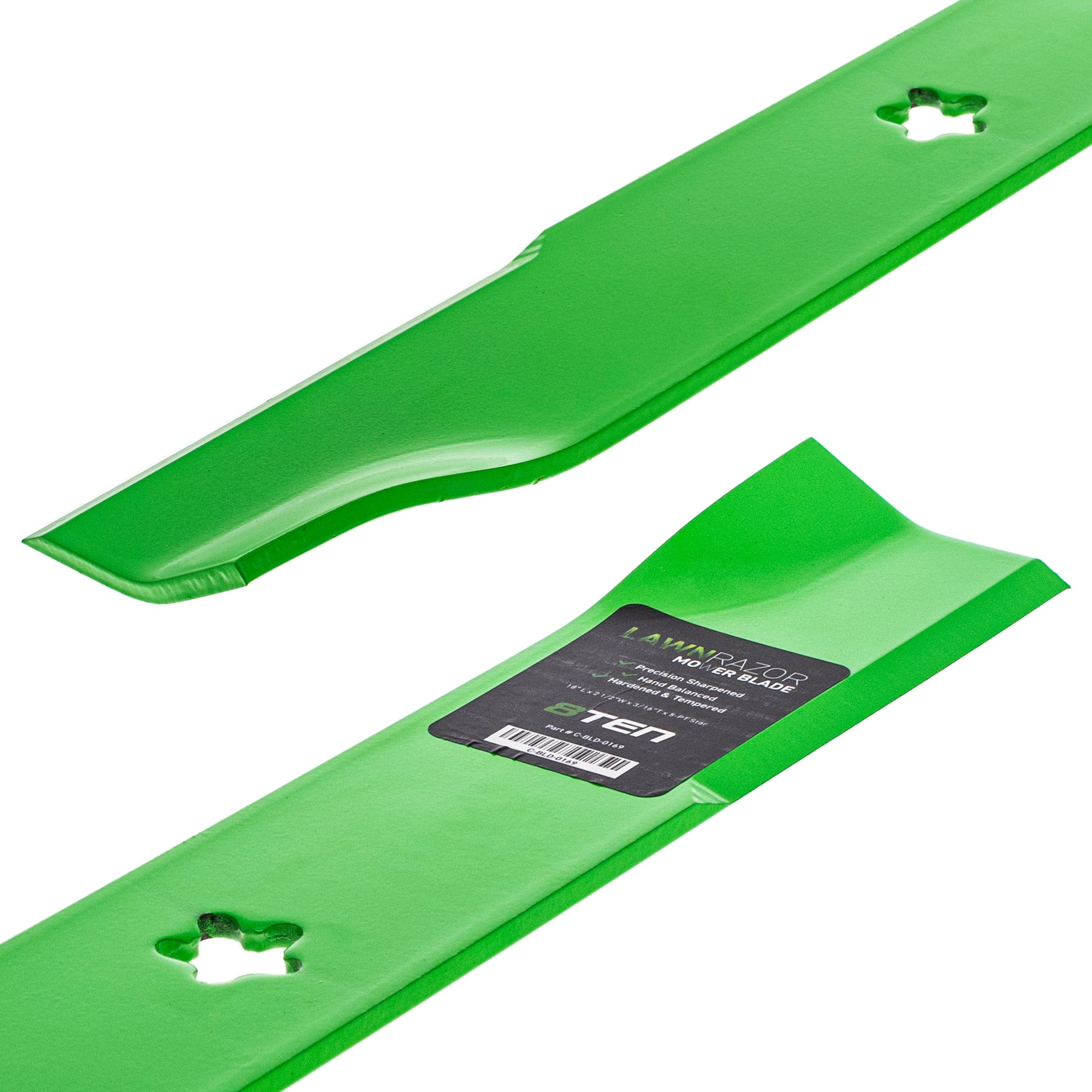 LawnRAZOR High Lift Blade For Husqvarna RedMax Jonsered 539112079 | 9-PACK
