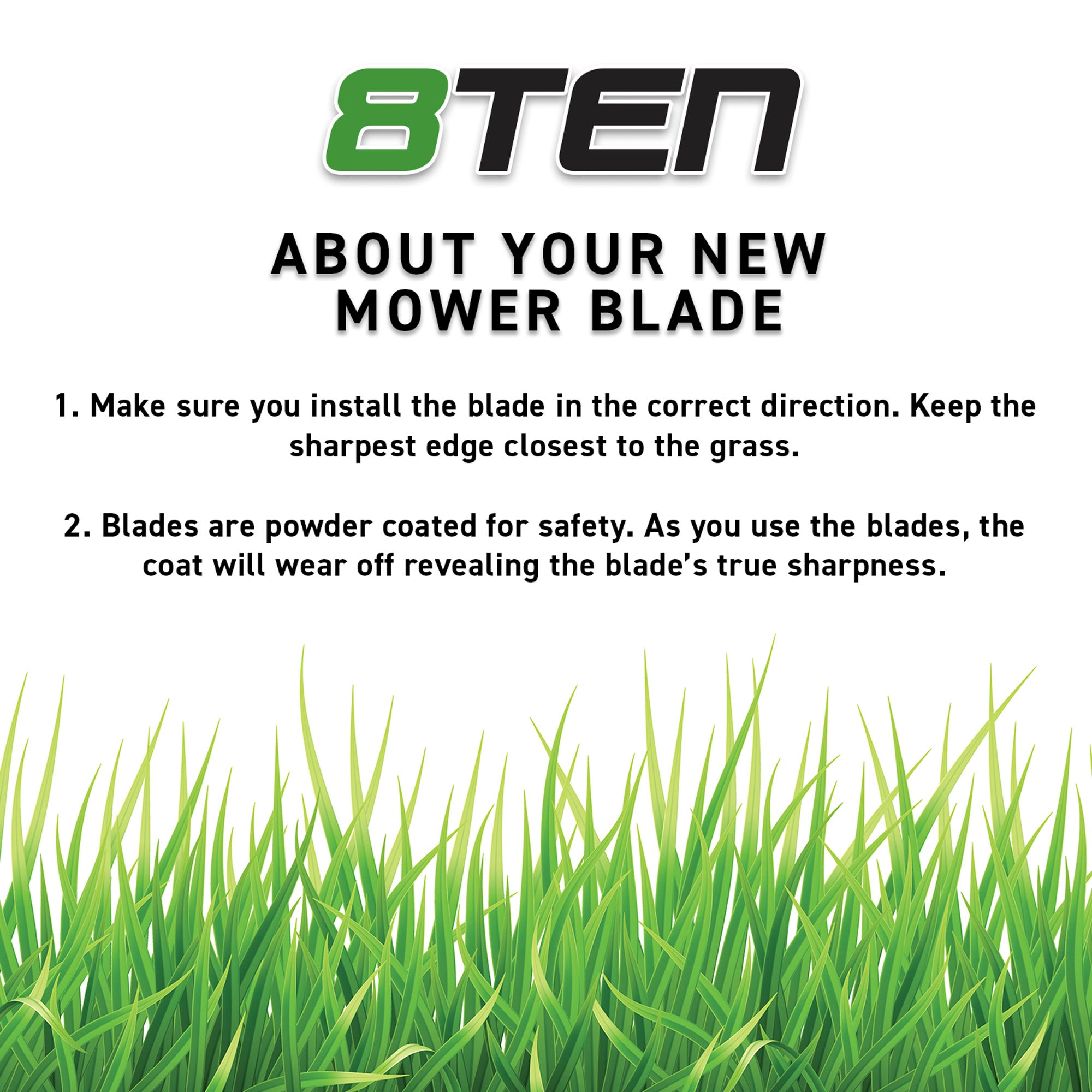 LawnRAZOR High Lift Blade For Husqvarna RedMax Jonsered 539112079 | 9-PACK