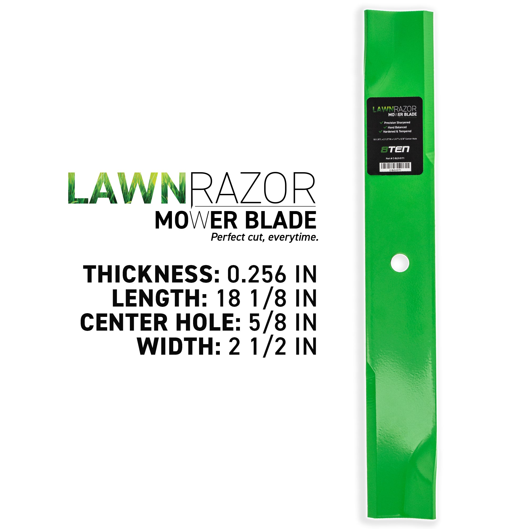 8TEN LawnRAZOR Deck Blade Set 3-Pack 91-235 5021227S