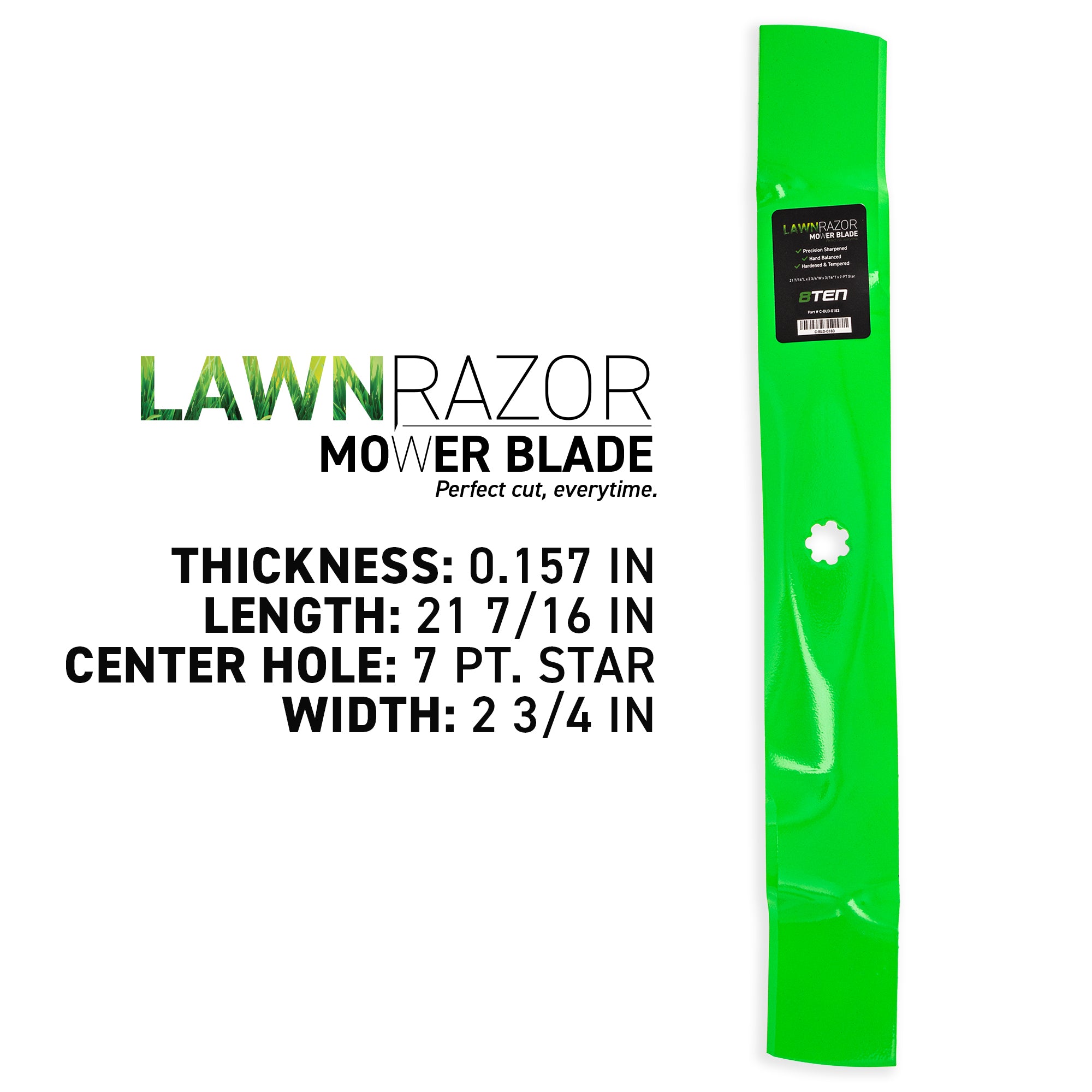 8TEN LawnRAZOR Mulching Blade 4-Pack GX22151 GY20850
