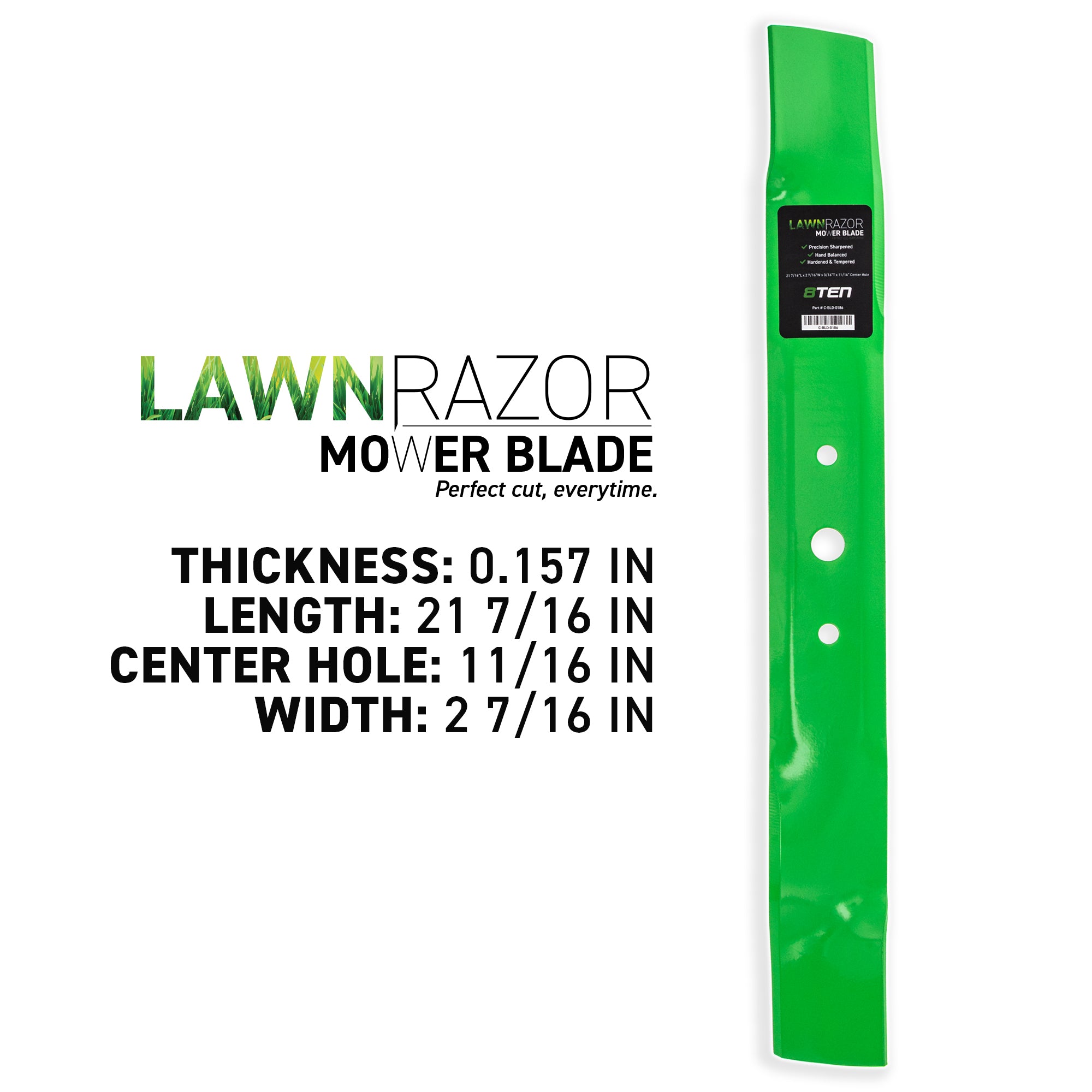 8TEN LawnRAZOR Mulching Blade 2-Pack GX20249 GY20567