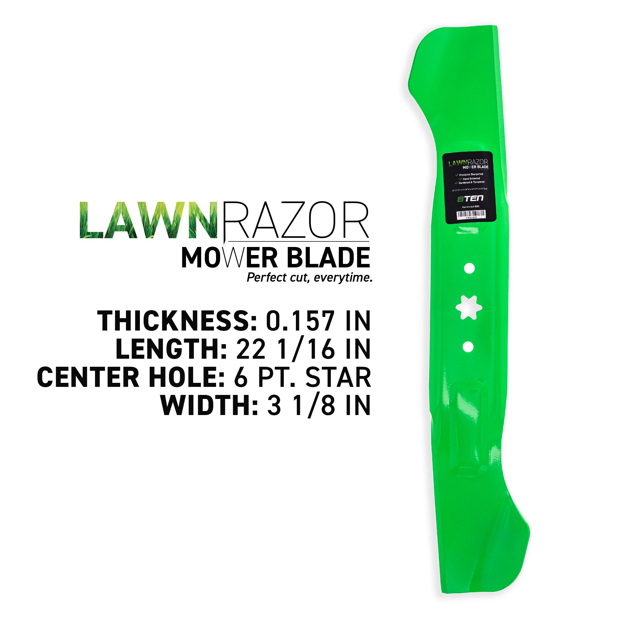 8TEN LawnRAZOR Deck Blade Set 2-Pack 942-04217