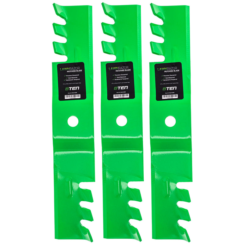 LawnRAZOR LawnRAZOR Deck Mulching Blade 3-Pack for Oregon MTD Cub Cadet Troy-Bilt 8TEN 810-CBL2420D
