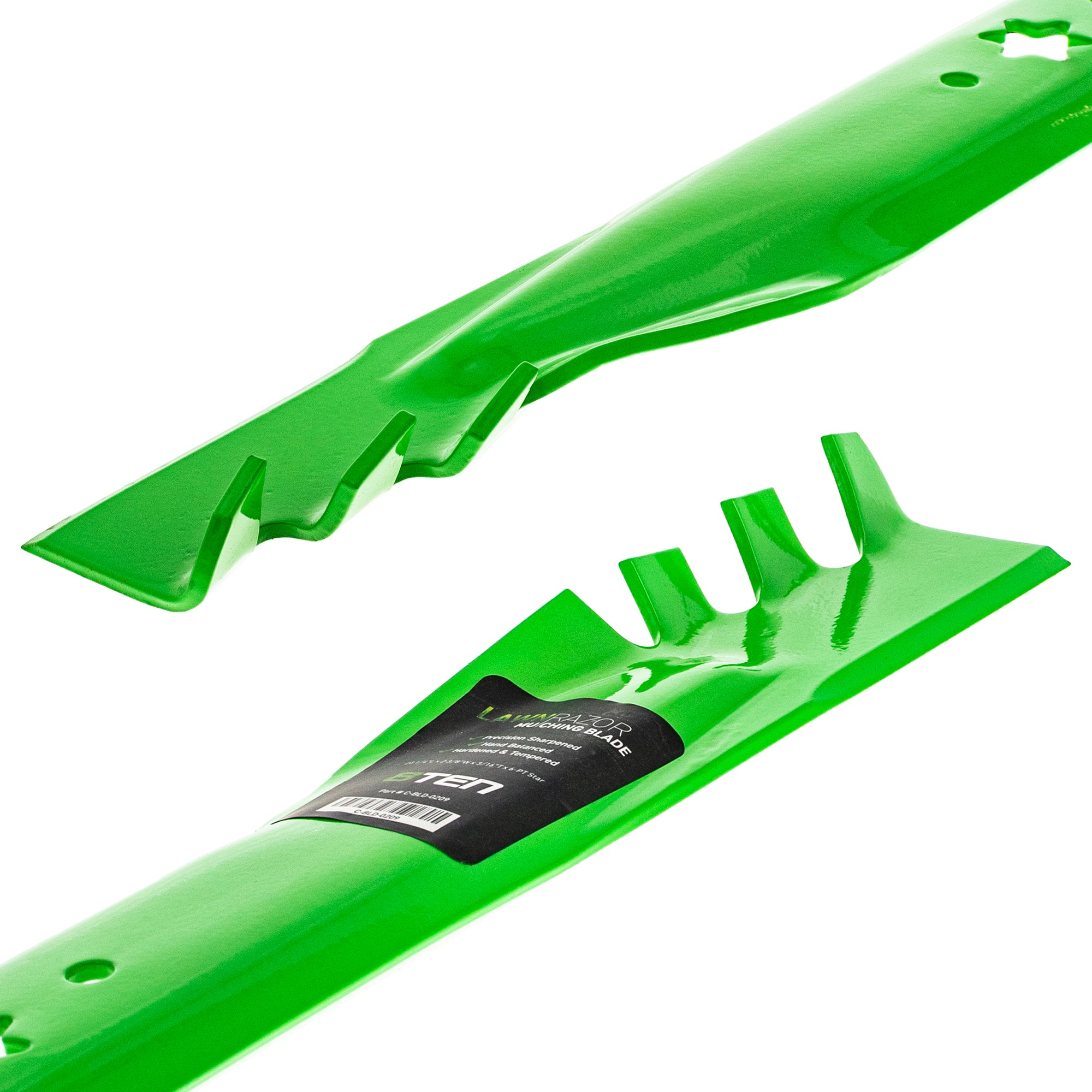 LawnRAZOR Toothed Blade For Troy-Bilt Cub Cadet Craftsman 942-04290 742-04290 742-04244 942-04244 | 2-PACK