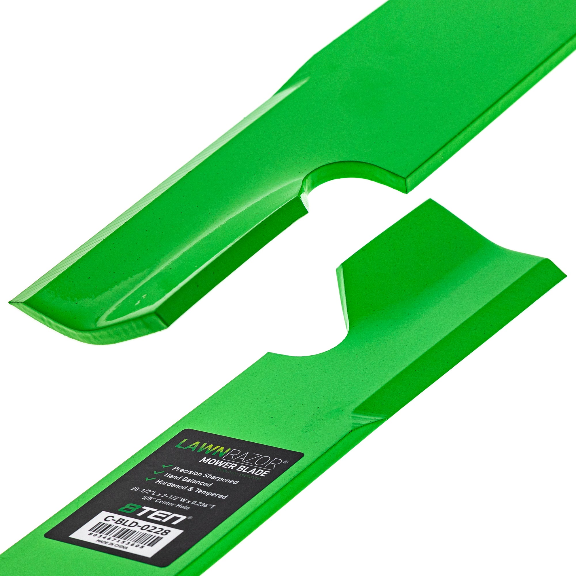 LawnRAZOR Notched High Lift Blade For Exmark Toro | 8TEN