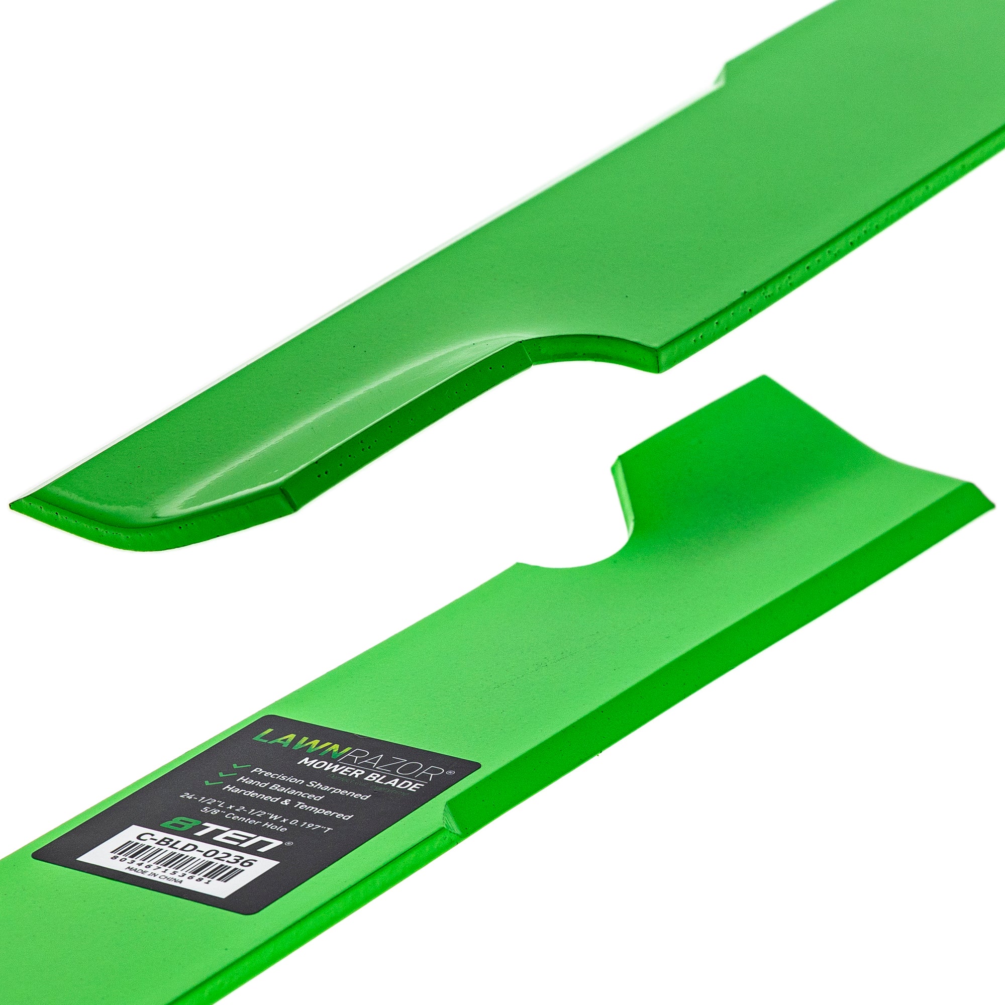 LawnRAZOR Notched High Lift Blade For Scag 481709 | 8TEN