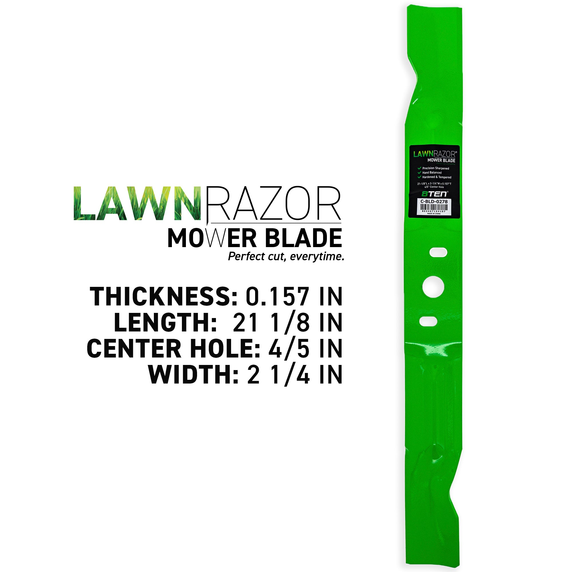 8TEN 810-CBL2490D LawnRAZOR Mower Blade 2-Pack for zOTHER YTH184T