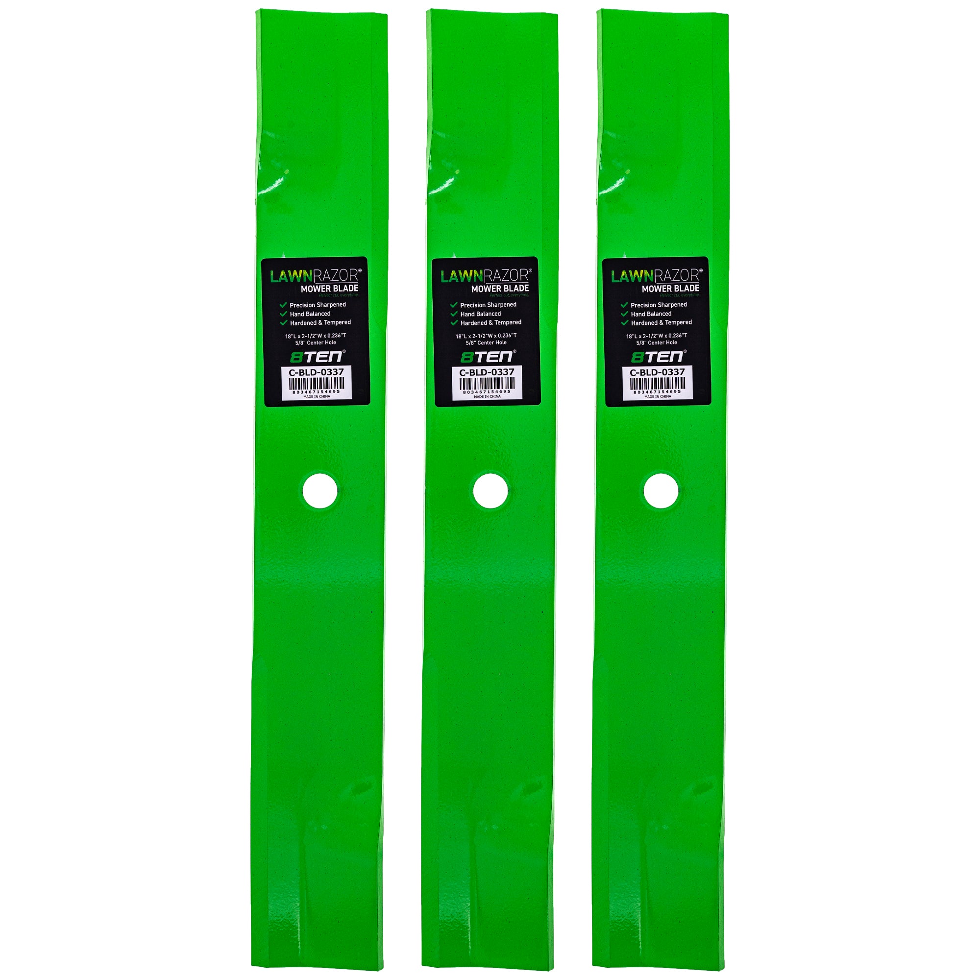 LawnRAZOR Mower Blade 3-Pack for Toro Exmark Z-Master Viking Turf Standard 8TEN 810-CBL2559D