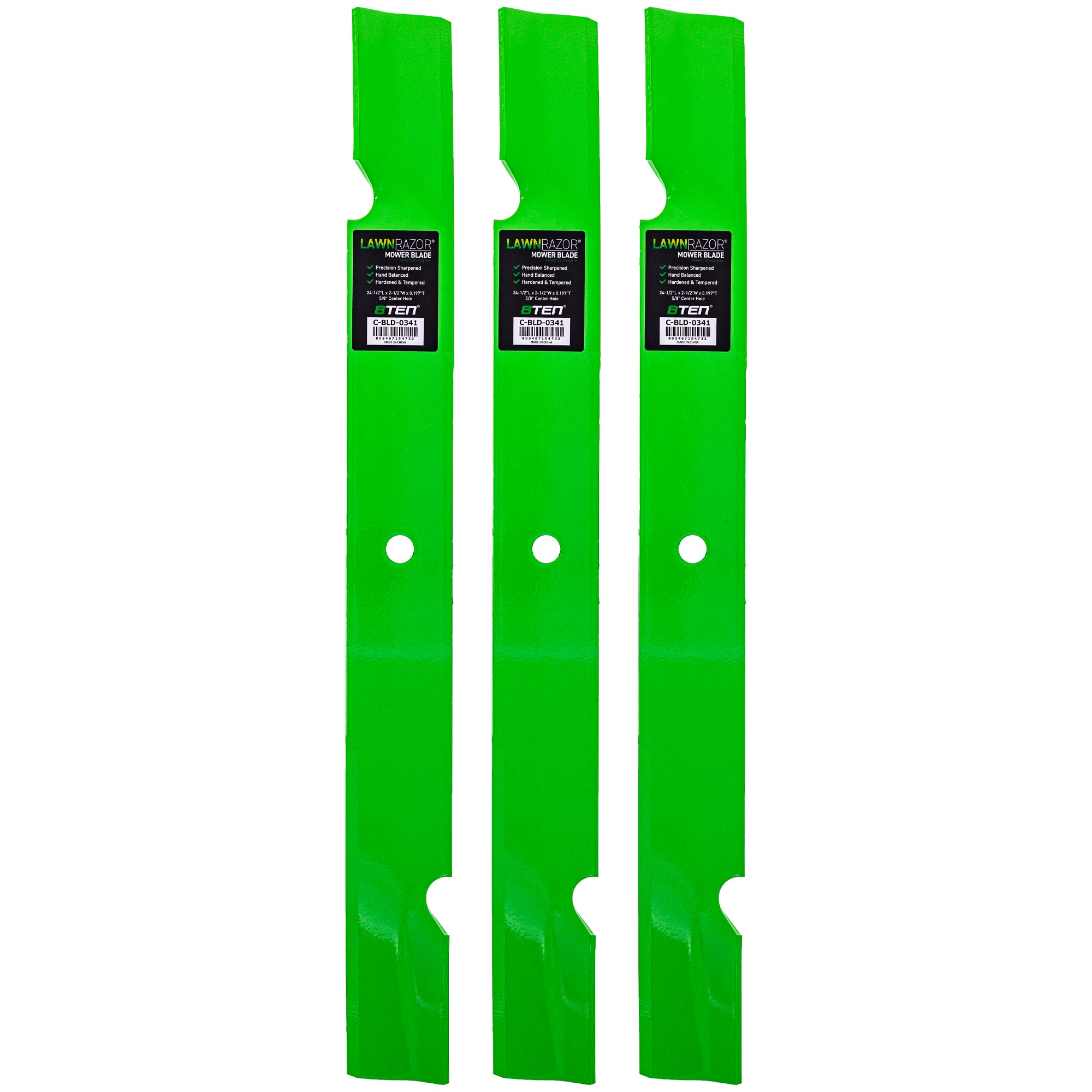 LawnRAZOR Mower Blade 3-Pack for zOTHER 8TEN 810-CBL2563D