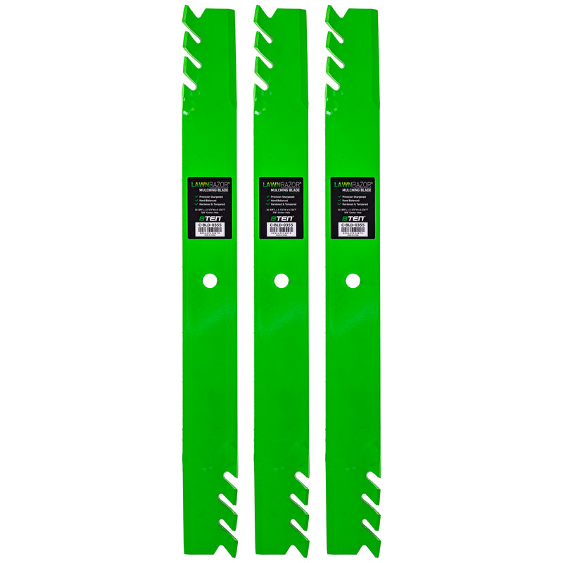 LawnRAZOR Mower Blade 3-Pack for Toro Exmark 8TEN 810-CBL2577D