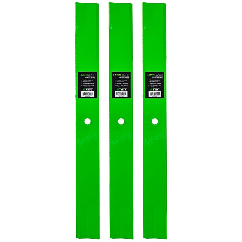 LawnRAZOR Mower Blade 3-Pack for Toro Exmark 8TEN 810-CBL2571D