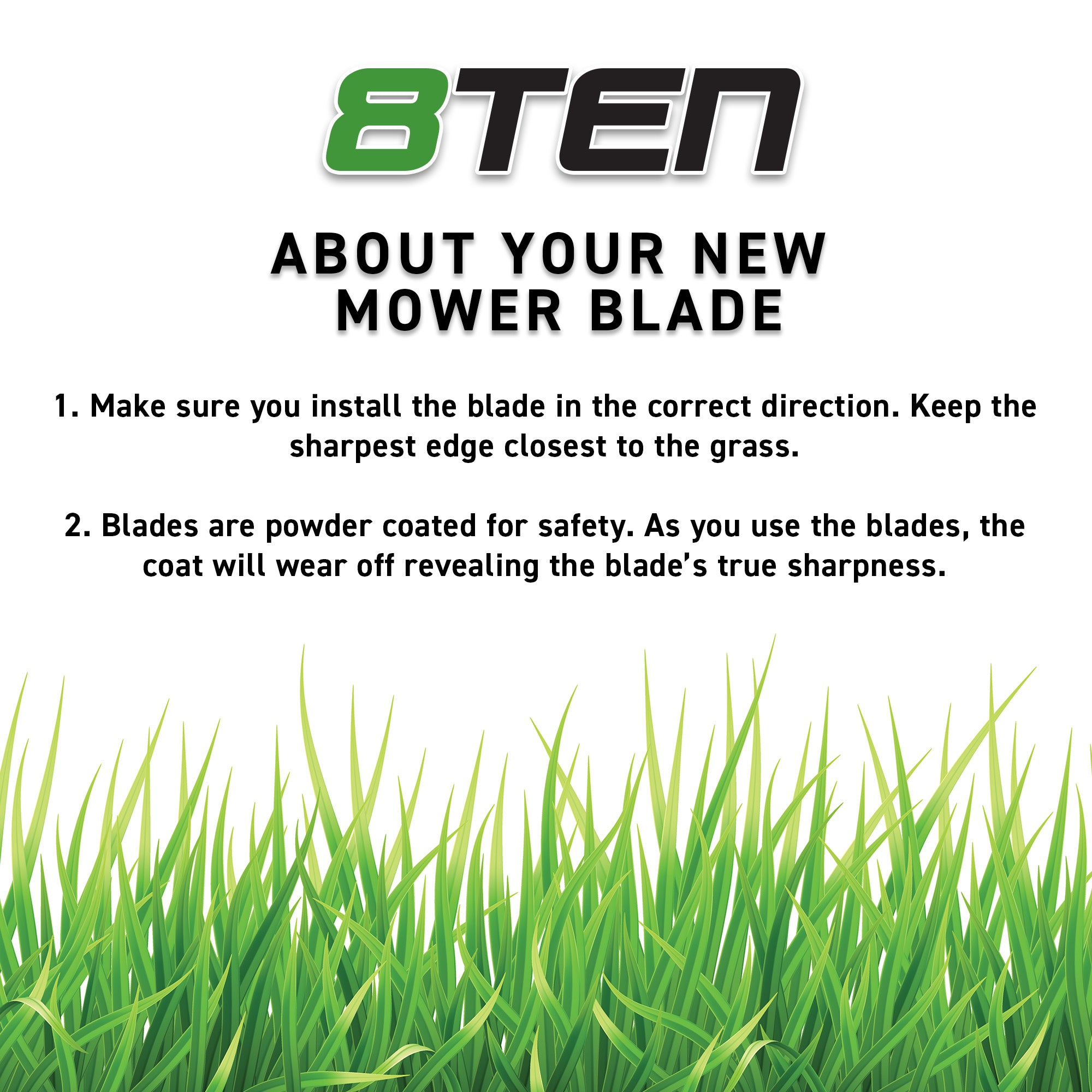 LawnRAZOR Notched Low Lift Blade For MTD Cub Cadet | 8TEN