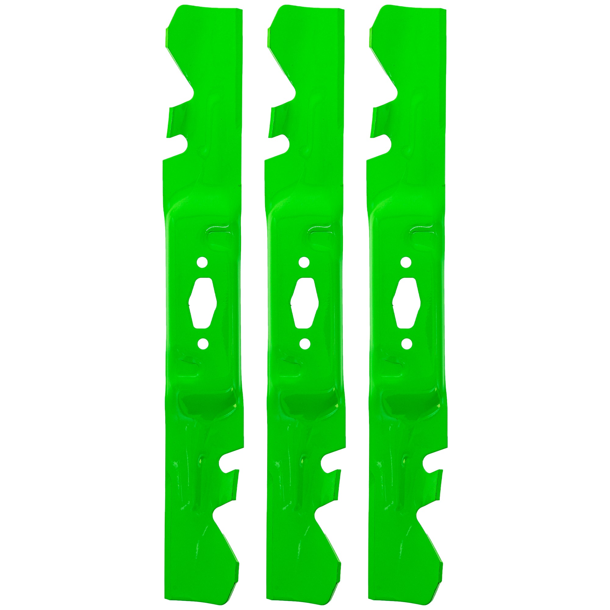 Toothed Mulching Blade Set 3-Pack for zOTHER ZT1-54 Z5800 Super Mustang 8TEN 810-CBL2722D