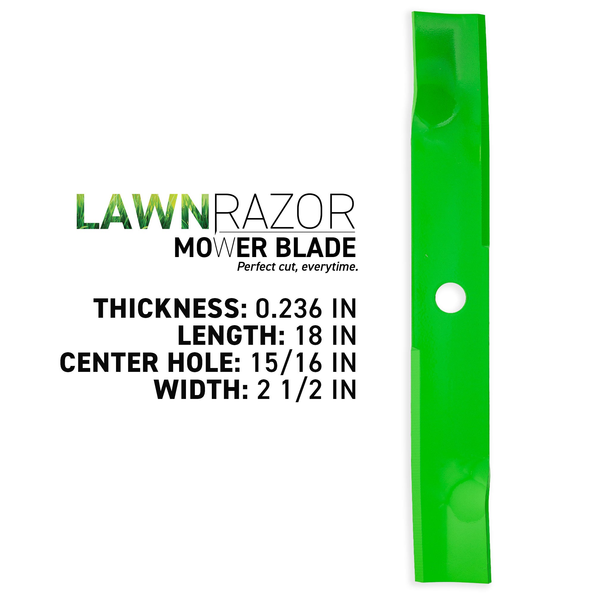 8TEN 810-CBL2778D Medium lift Blade 3-Pack for Vertex Vantage Turf