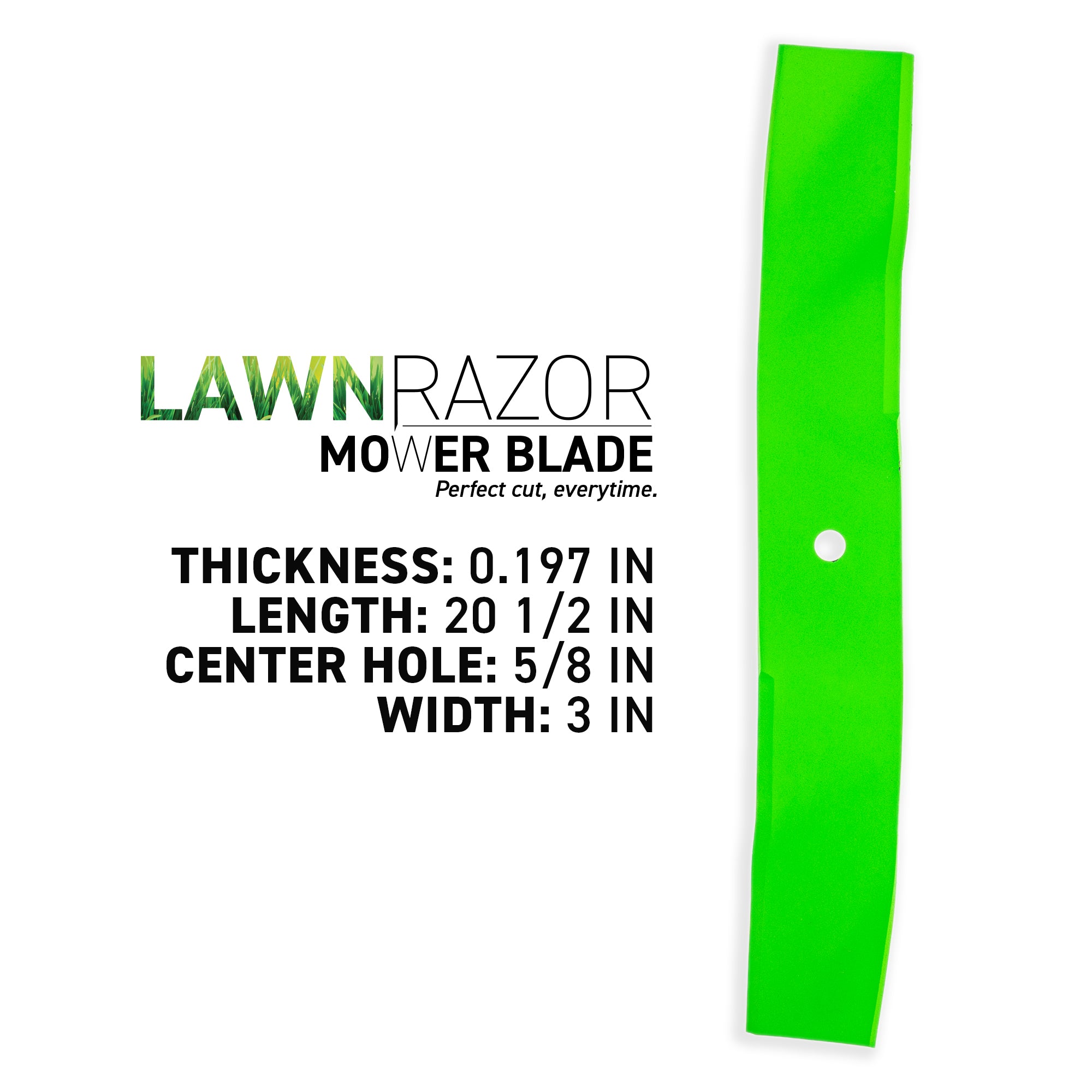 LawnRAZOR Mulching Blade For Gravely Ariens 04887700 | 3-PACK