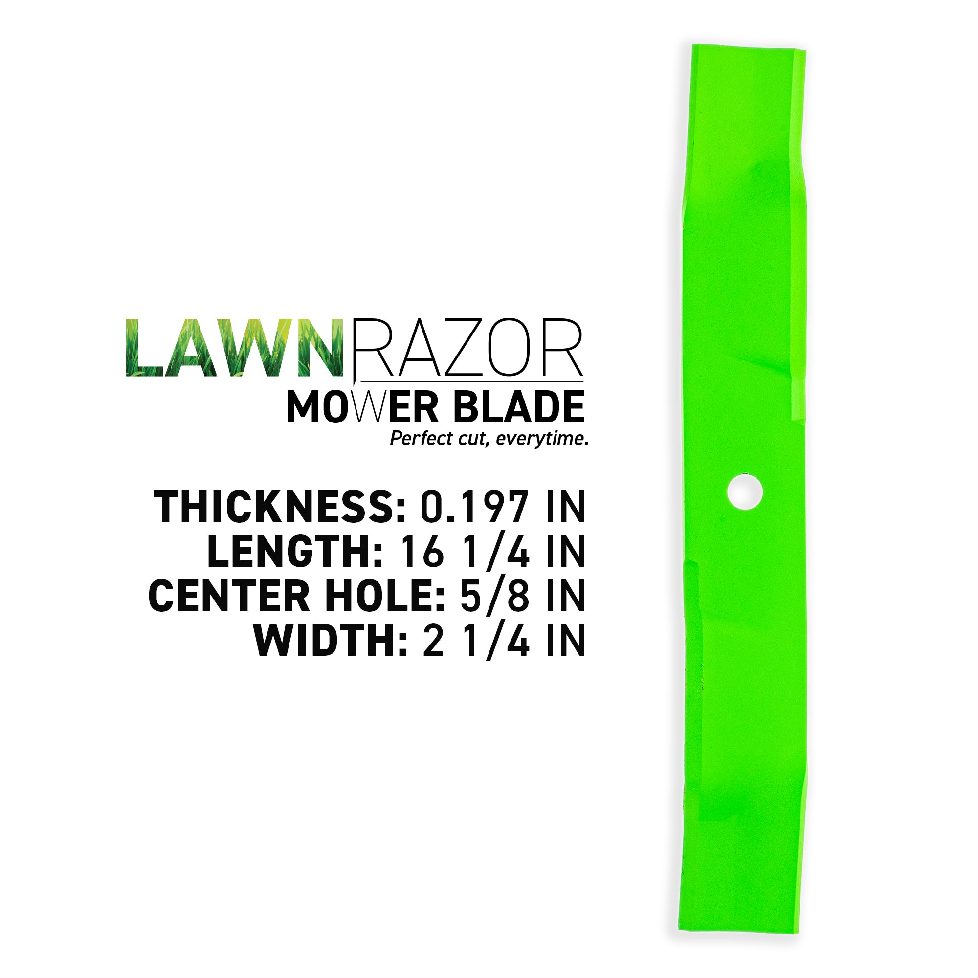 8TEN 810-CBL2838D LawnRAZOR Mulching Blade 3-Pack for ZT Pro-Walk