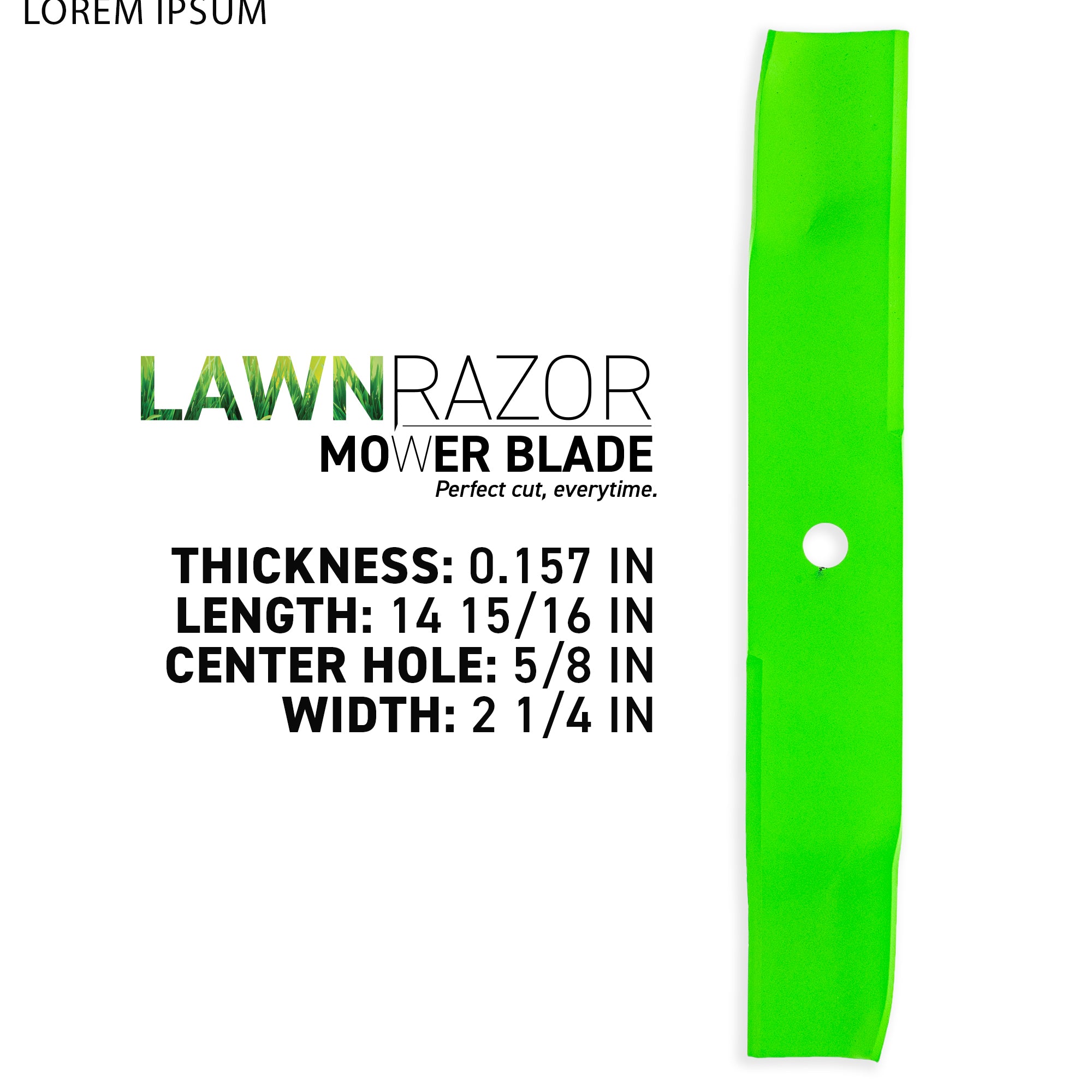 LawnRAZOR Mulching Blade For Ariens Gravely 04794200 | 3-PACK