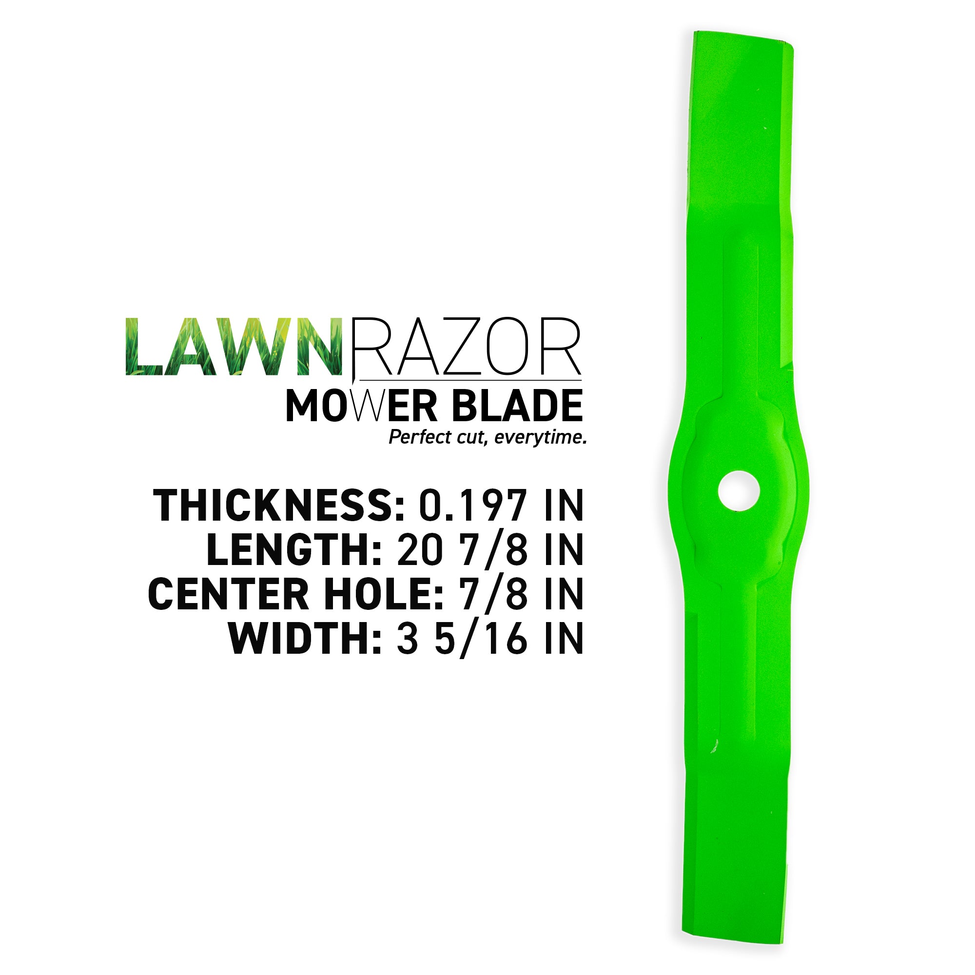 8TEN LawnRAZOR Mulching Blade 3-Pack UC18055