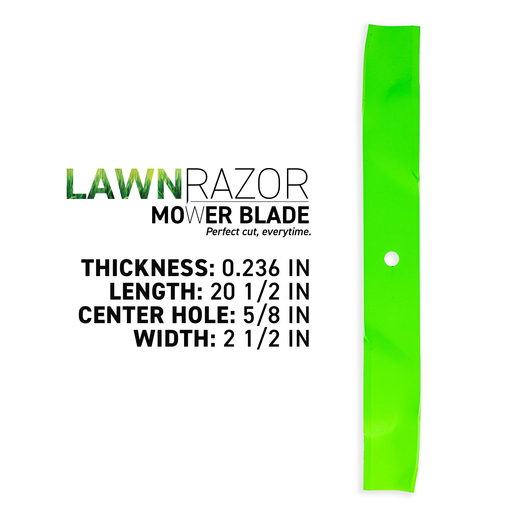 LawnRAZOR Mulching Blade For Exmark Toro 103-2530 103-2530-S 1-633483 133-2127 | 3-PACK