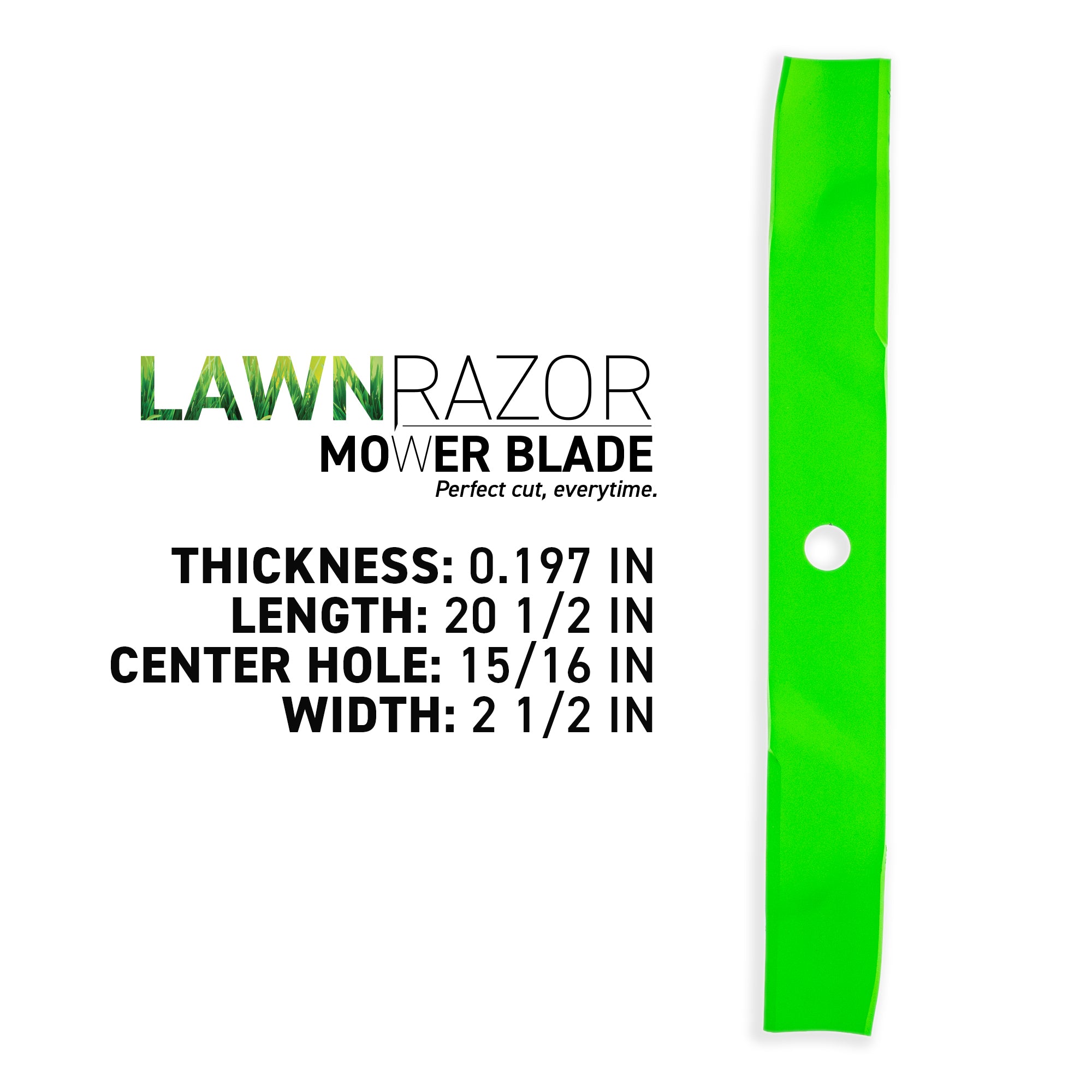 LawnRAZOR Mulching Blade For Toro 140-1240 | 3-PACK