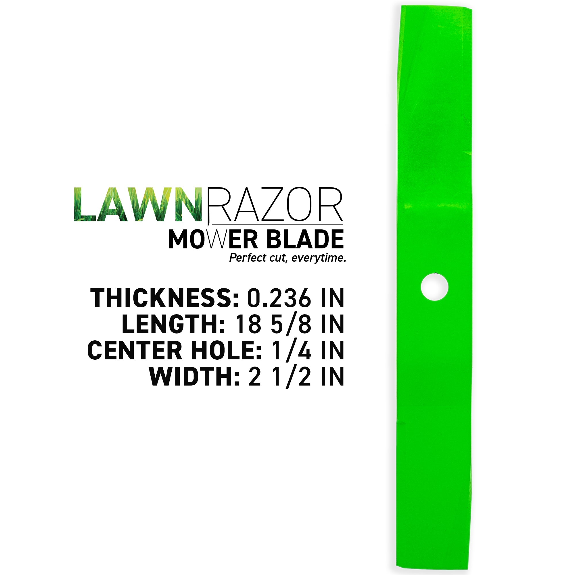 8TEN 810-CBL2860D LawnRAZOR Low Lift Blade 3-Pack for